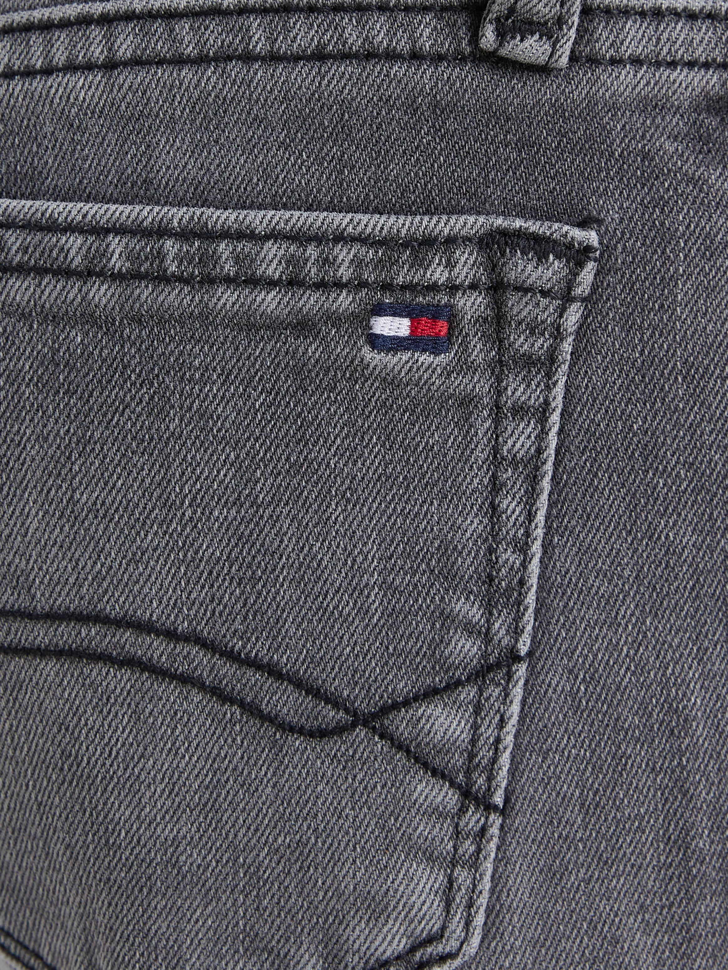 Tommy Hilfiger Skinny-fit-Jeans »NORA SKINNY MID GREY WASH DENIM«, Kinder bis 16 Jahre mit Logoprägung