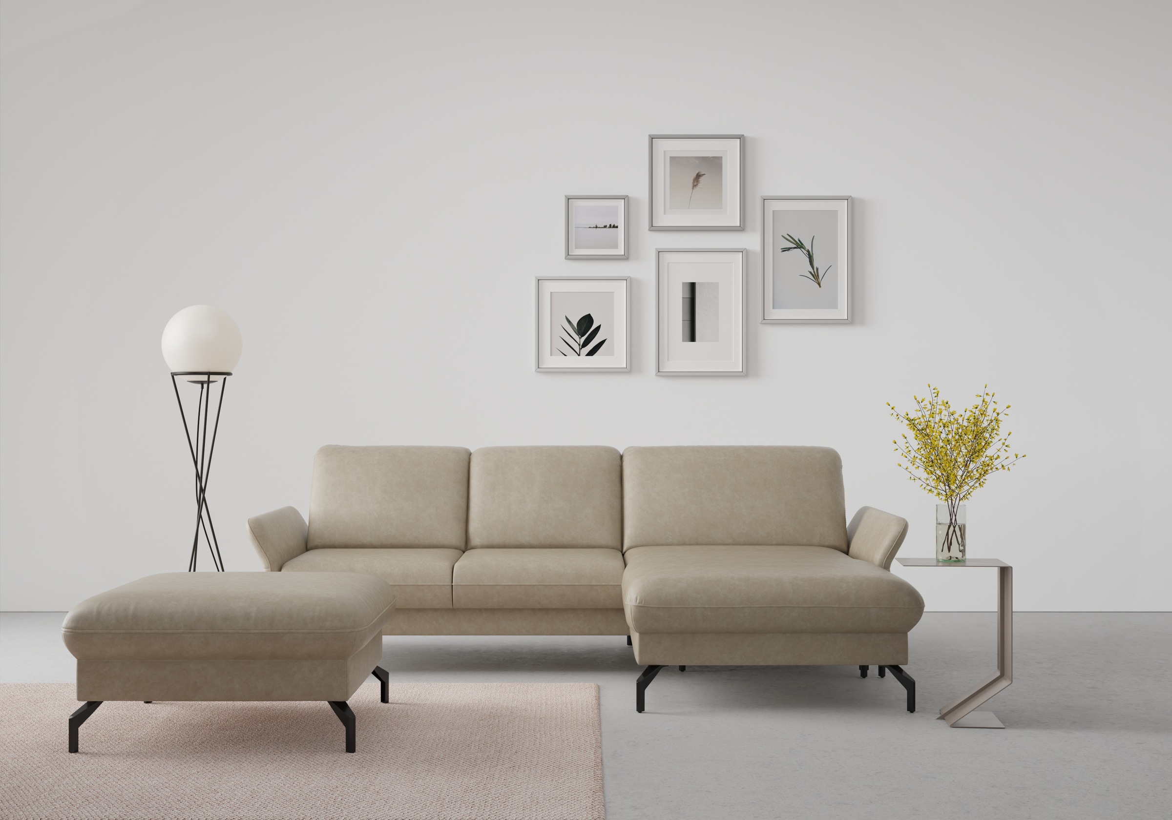 sit&more Ecksofa »Fashion L-Form«, wahlweise mit Kopfteilverstellung und Vo günstig online kaufen