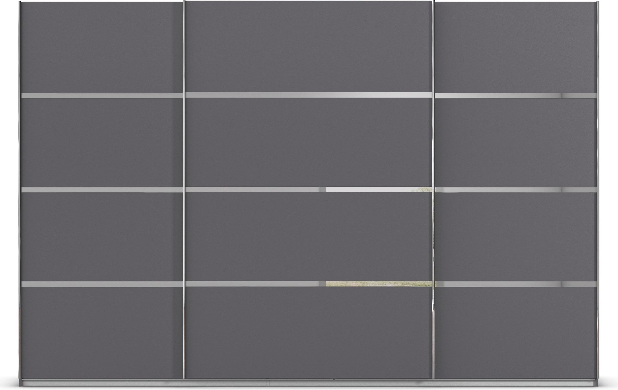 rauch Kleiderschrank »Schwebetürenschrank OTTO´s Choice Garderobe Schrank TOP ANGEBOT Avola«, (in 3 verschiedenen Ausstattungen BASIC/CLASSIC/PREMIUM), mit eleganten Zierleisten in Chrom, Schwarz oder Weiß MADE IN GERMANY