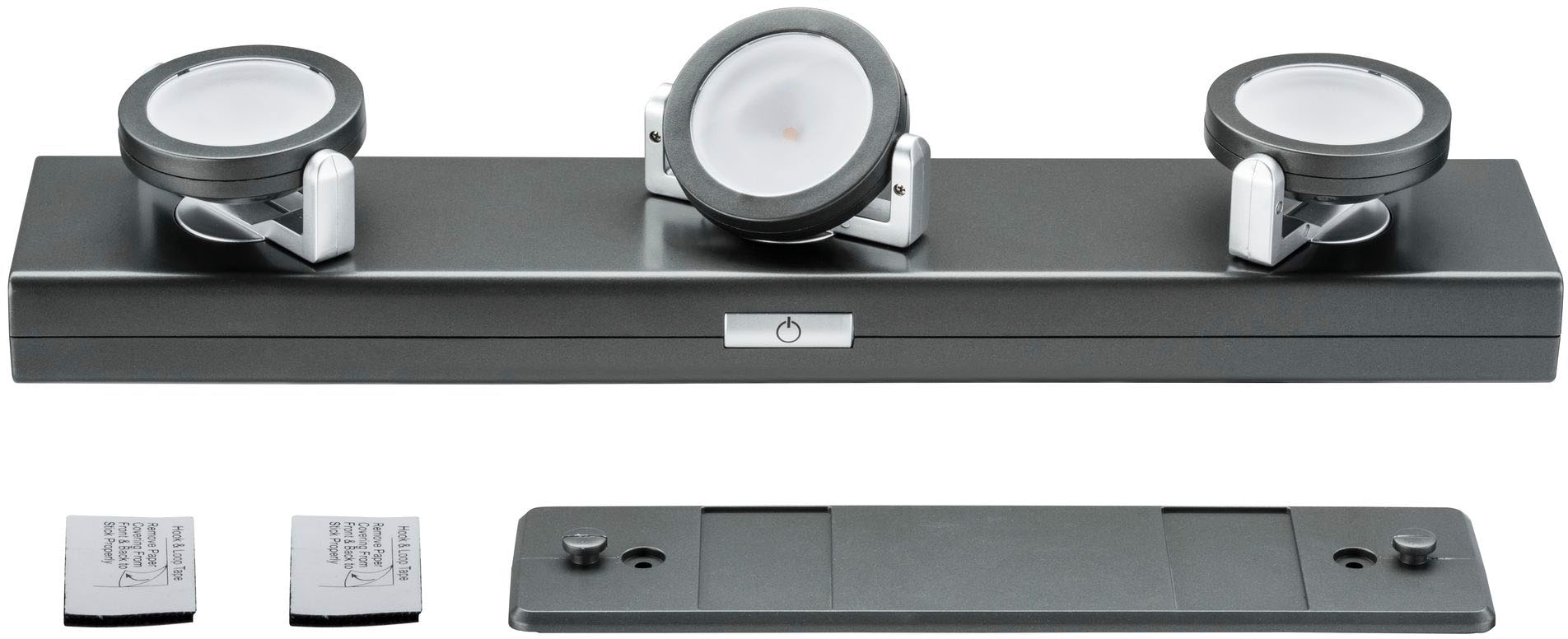 Paulmann Unterschrankleuchte »LED Rotate 3er-Spot dimmbar batteriebetrieben«, 3 flammig, LED Rotate 3er-Spot dimmbar batteriebetrieben