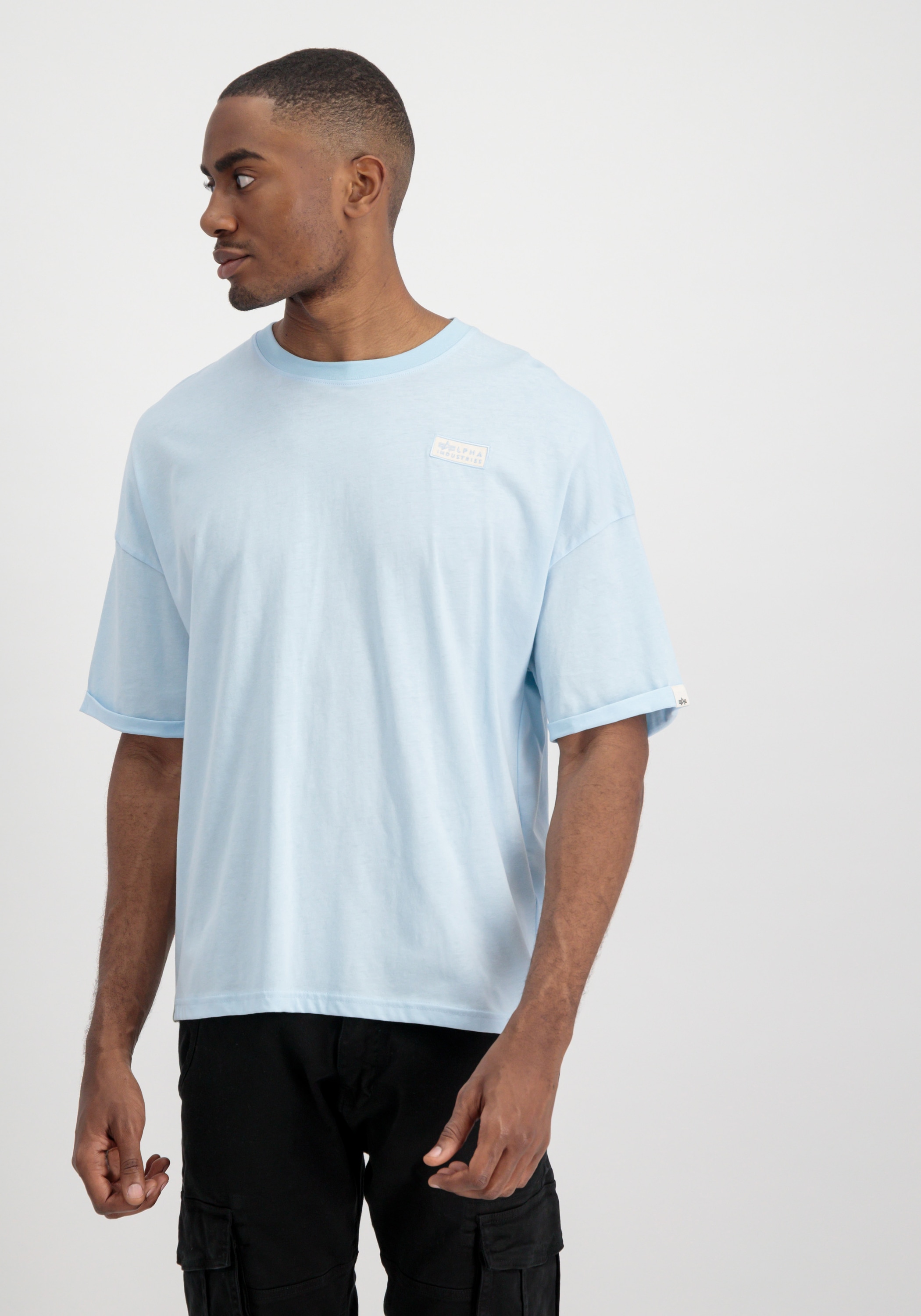 Alpha Industries T-Shirt »Alpha Industries Men - T-Shirts Organics OS Roll-Up T-Shirt«
