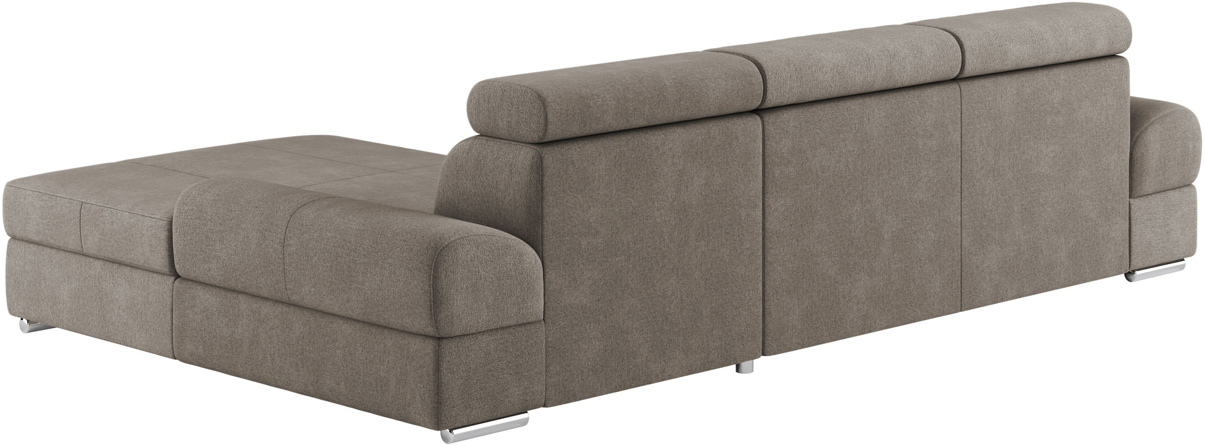 sit&more Ecksofa »Broadway L-Form«, inklusive Kopfteilverstellung, wahlweise mit Bettfunktion