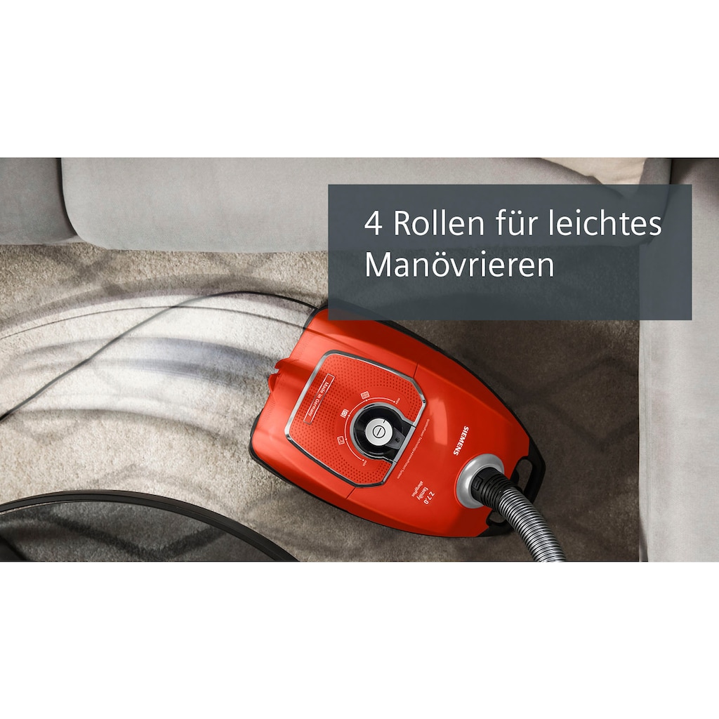 SIEMENS Bodenstaubsauger »Z 7.0 family VSZ7330«, 650 W, mit Beutel