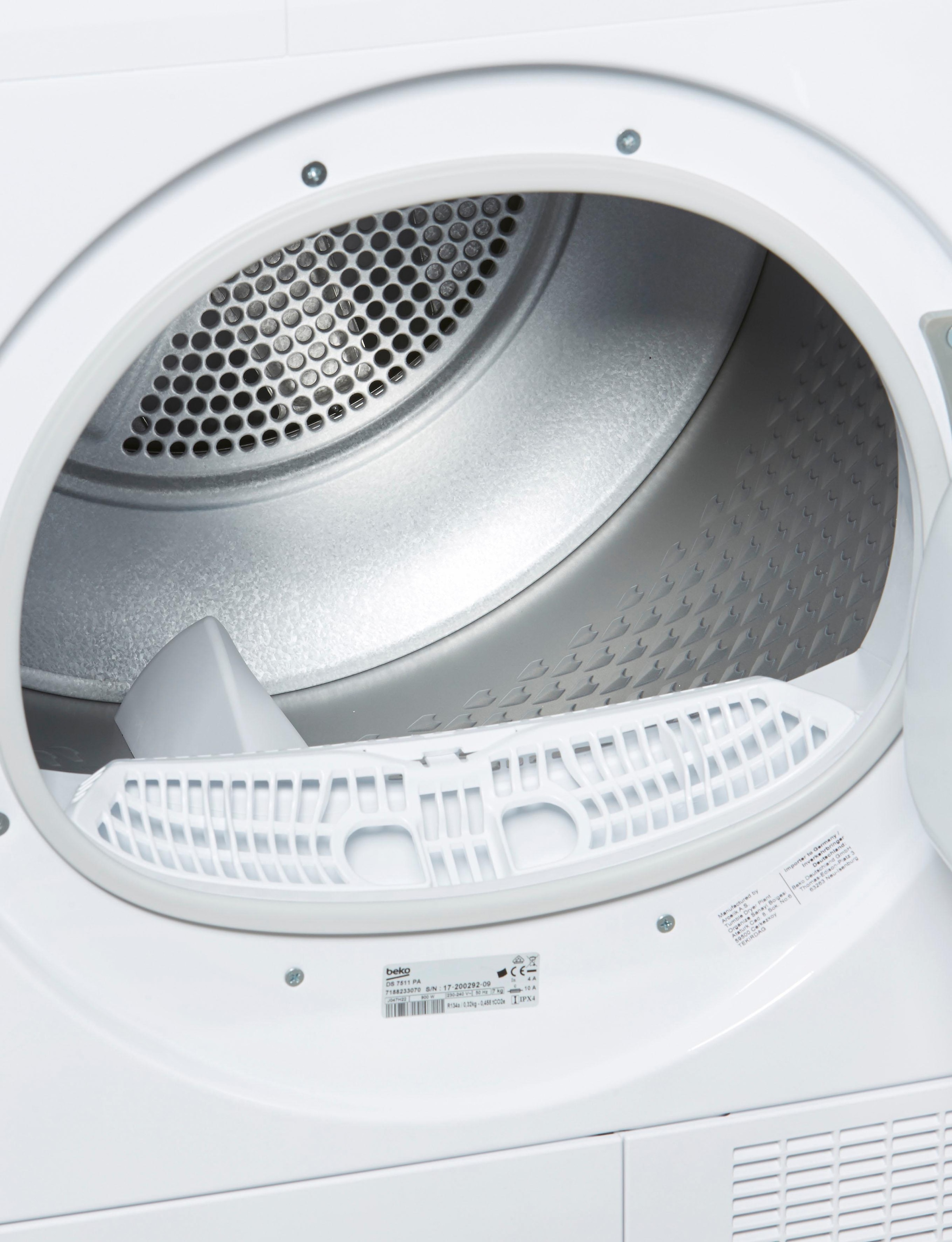 BEKO Wärmepumpentrockner »DS7511PA«, 7 kg, Knitterschutz, Startzeitvorwahl, EcoGentle