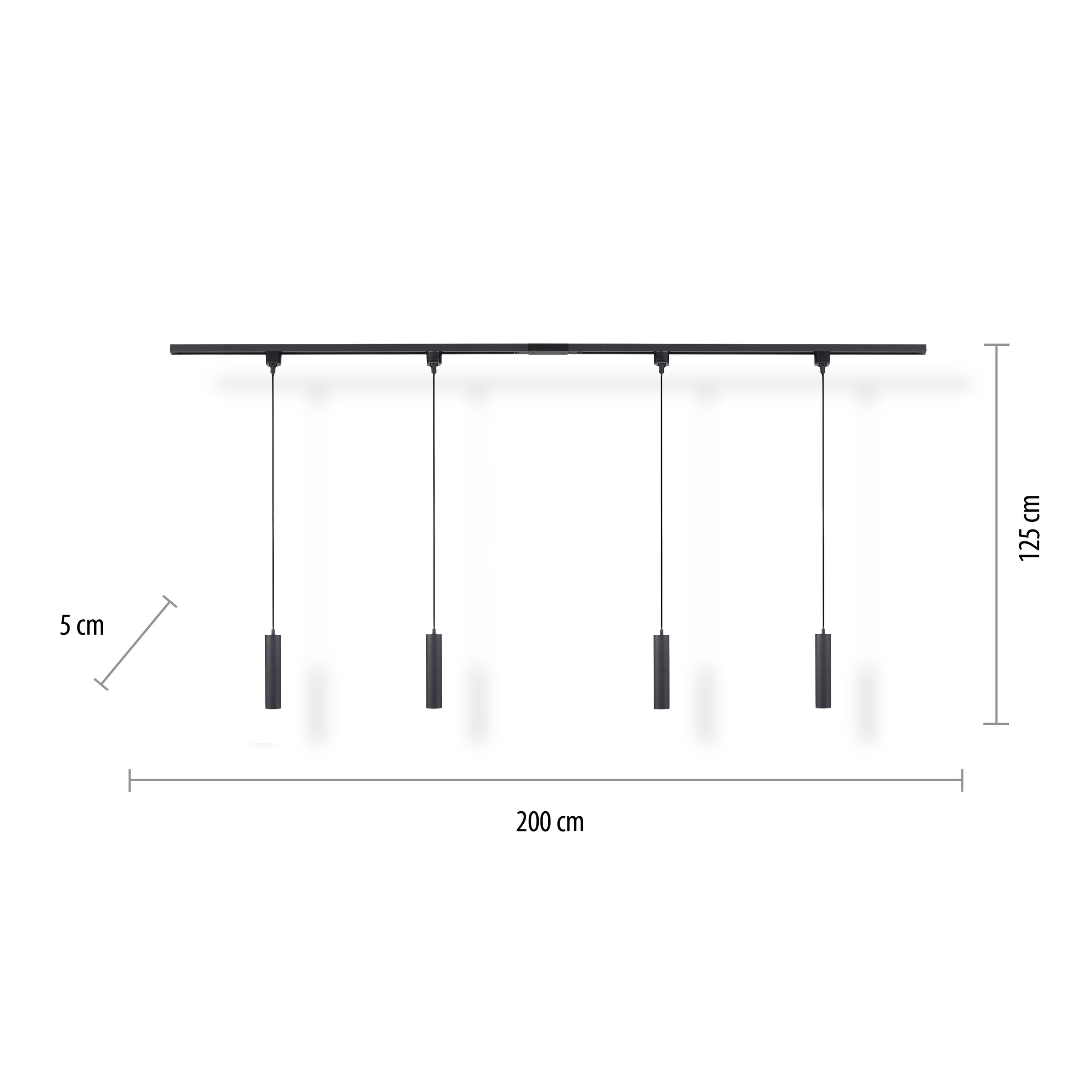 JUST LIGHT Deckenleuchte »TARIK«, 4 flammig, Leuchtmittel GU10 | LED wechselbar, LED