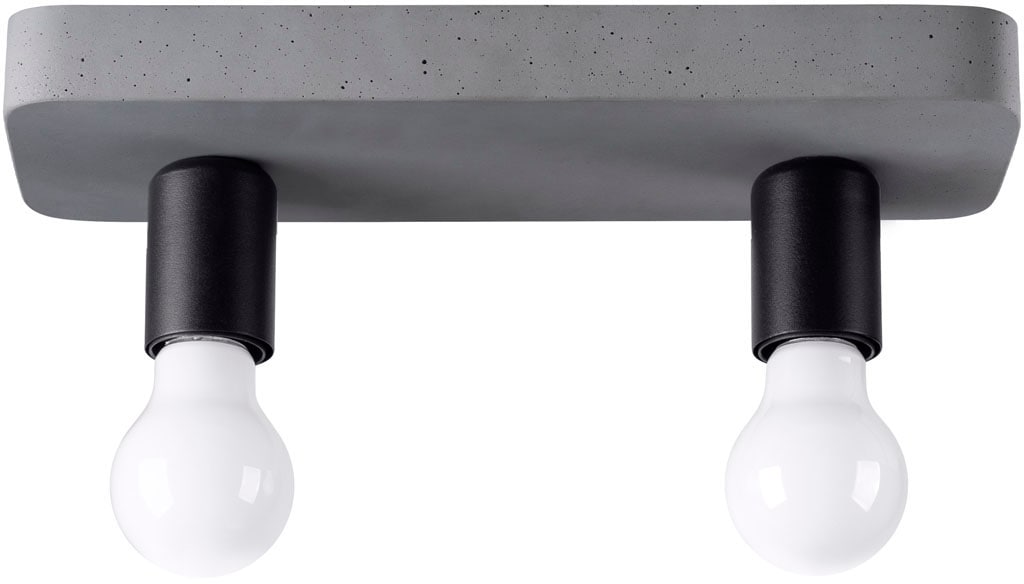 SOLLUX lighting Deckenleuchte »TAVO«, 2 flammig, Leuchtmittel E27   ohne Le günstig online kaufen