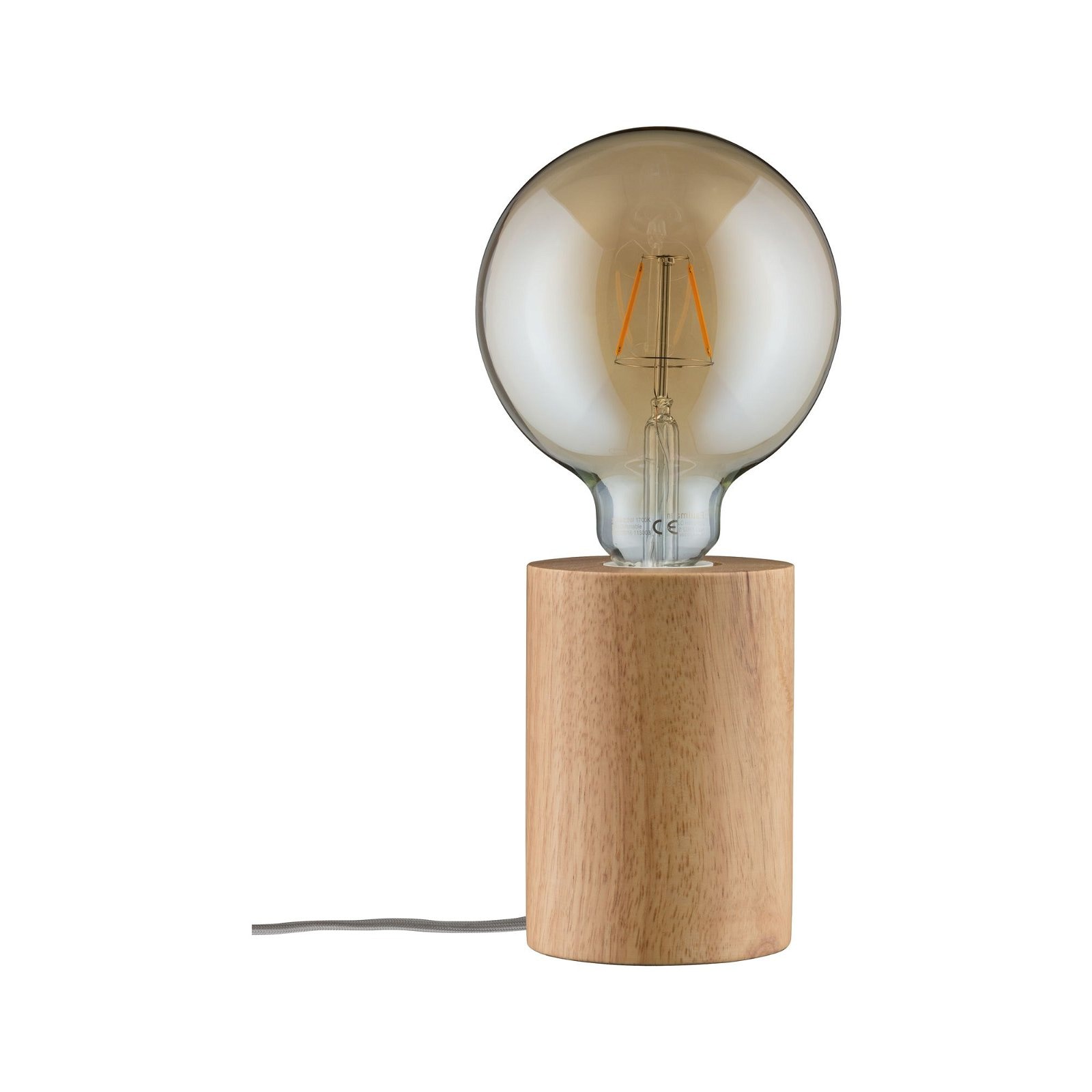Paulmann Tischleuchte »Neordic Talin max.1x20W E27 Holz 230V«, 1 flammig, L günstig online kaufen