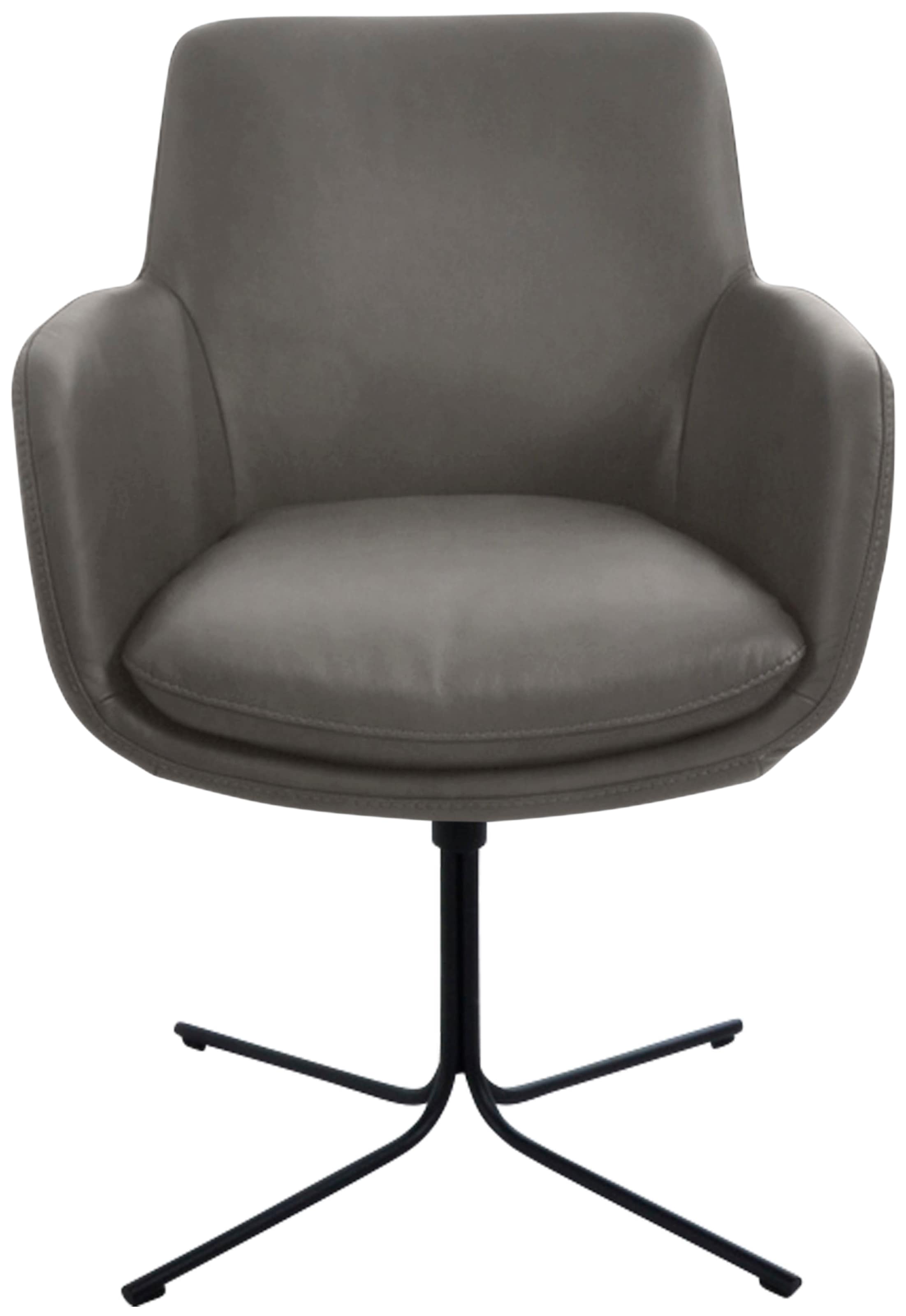 K+W Komfort & Wohnen Drehstuhl »Pego« () filigranem 4-Fuß-Gestell in schwar günstig online kaufen