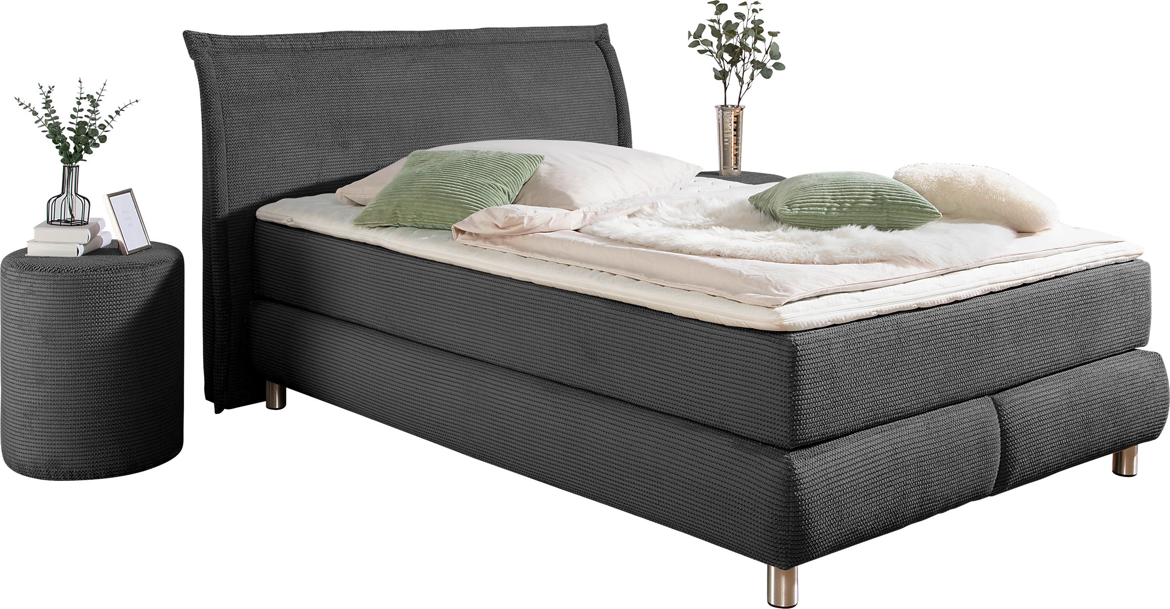 Home affaire Boxspringbett »"Coloma" erhältlich in H2, H3 oder H4 inkl. Top günstig online kaufen