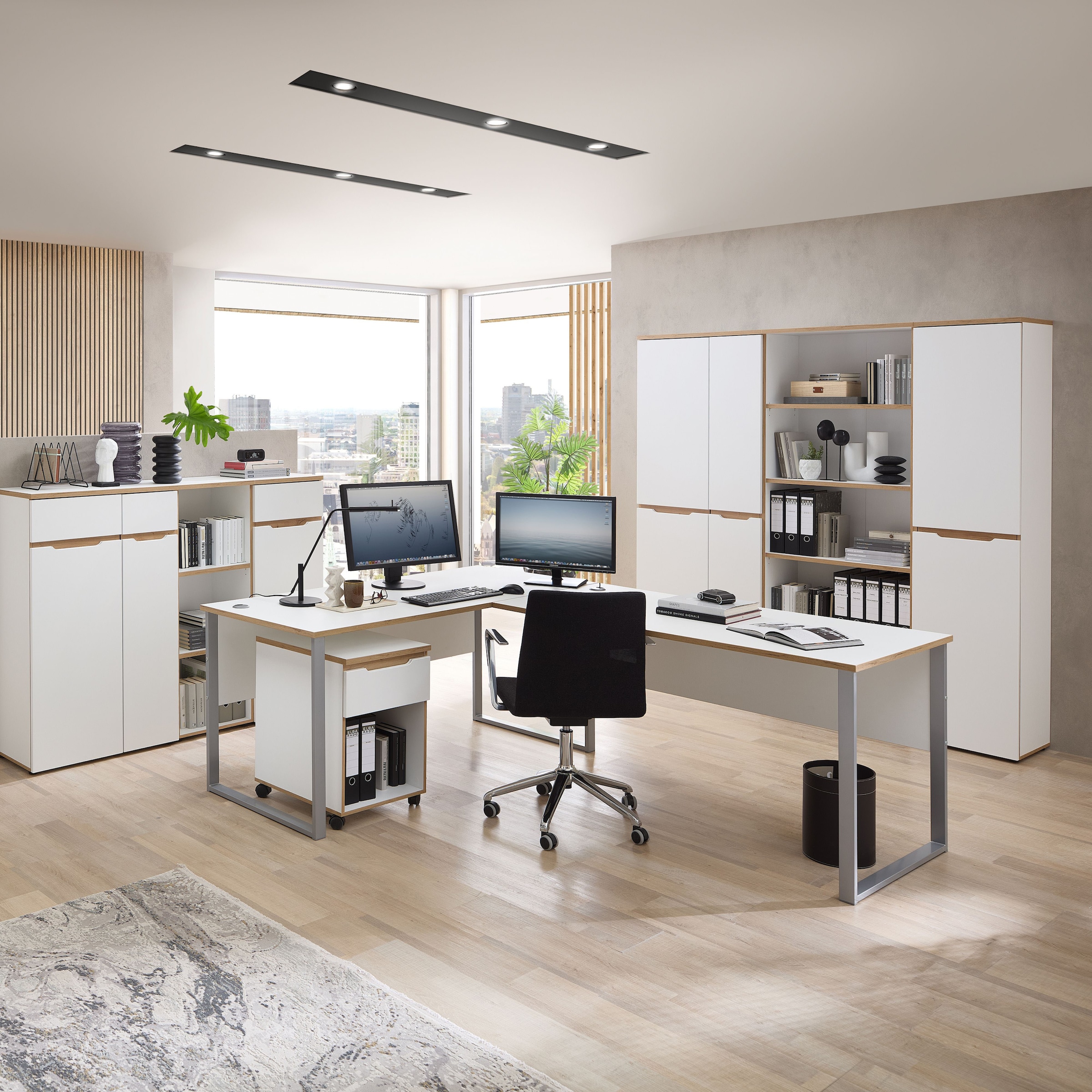 Innostyle Aktenschrank »Memphis Aktenschrank, 45x197x38cm (B/H/T)« 1 Stk. tlg. 1 türig, Soft-Close, ABS-Kantenschutz