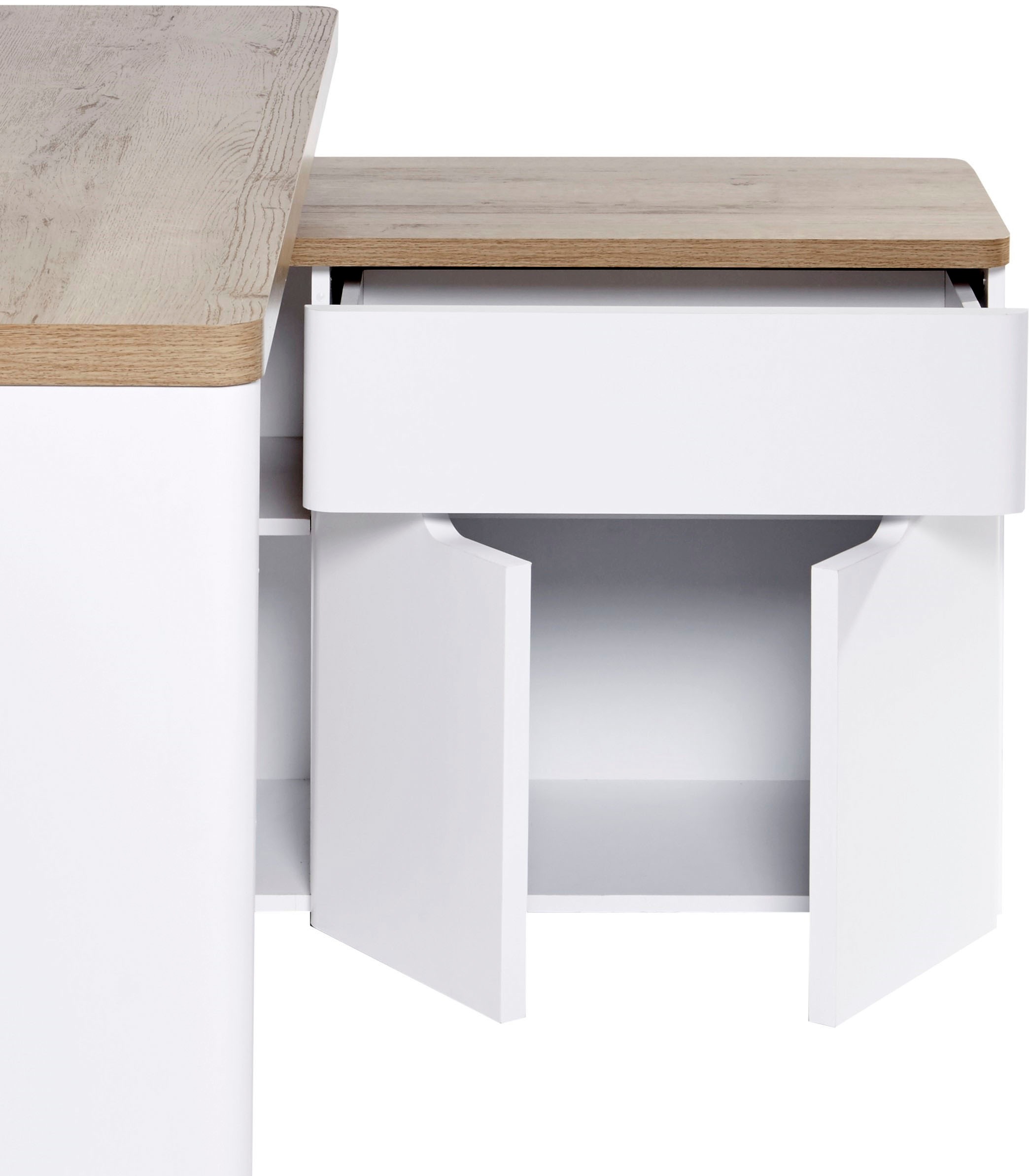 Jahnke Eckschreibtisch »CU-LIBRE 150 E«, (1 St.), wechselseitig montierbar
