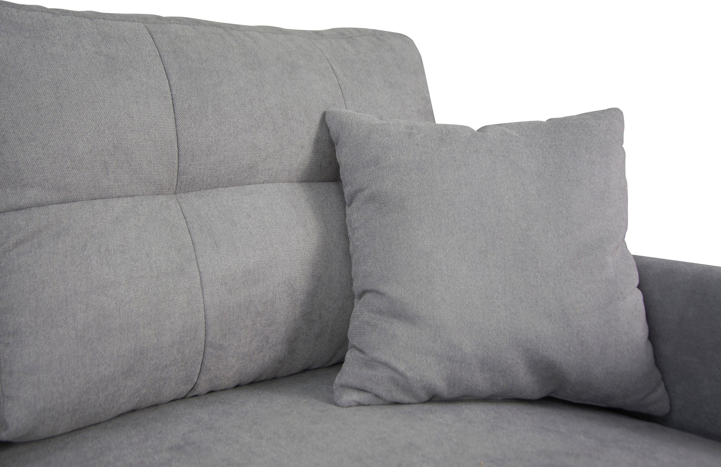 Home affaire Ecksofa »TRIPLO optionale Schlafsofa mit Bettkasten, Maße B/T/H: 234/164/89 cm«, L-Form wahlweise mit Bettfunktion - Liegefläche 132x210 cm