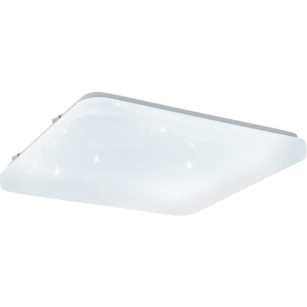 EGLO LED Deckenleuchte »FRANIA-S«, LED-Board, Warmweiß, weiß / L33 x H7 x B33 cm / inkl. 1 x LED-Platine (je 14,6W, 1600lm, 3000K) / Deckenlampe - Sternenhimmel - warmweißes Licht - Schlafzimmerlampe - Kinderzimmerlampe