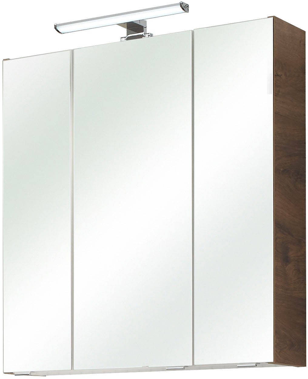Saphir Badmöbel-Set »Quickset 2-teilig, Waschbeckenunterschrank und LED-Spiegelschrank«, (Set), ohne Waschbecken, inkl. Türdämpfer, 5 Türen, 6 Einlegeböden