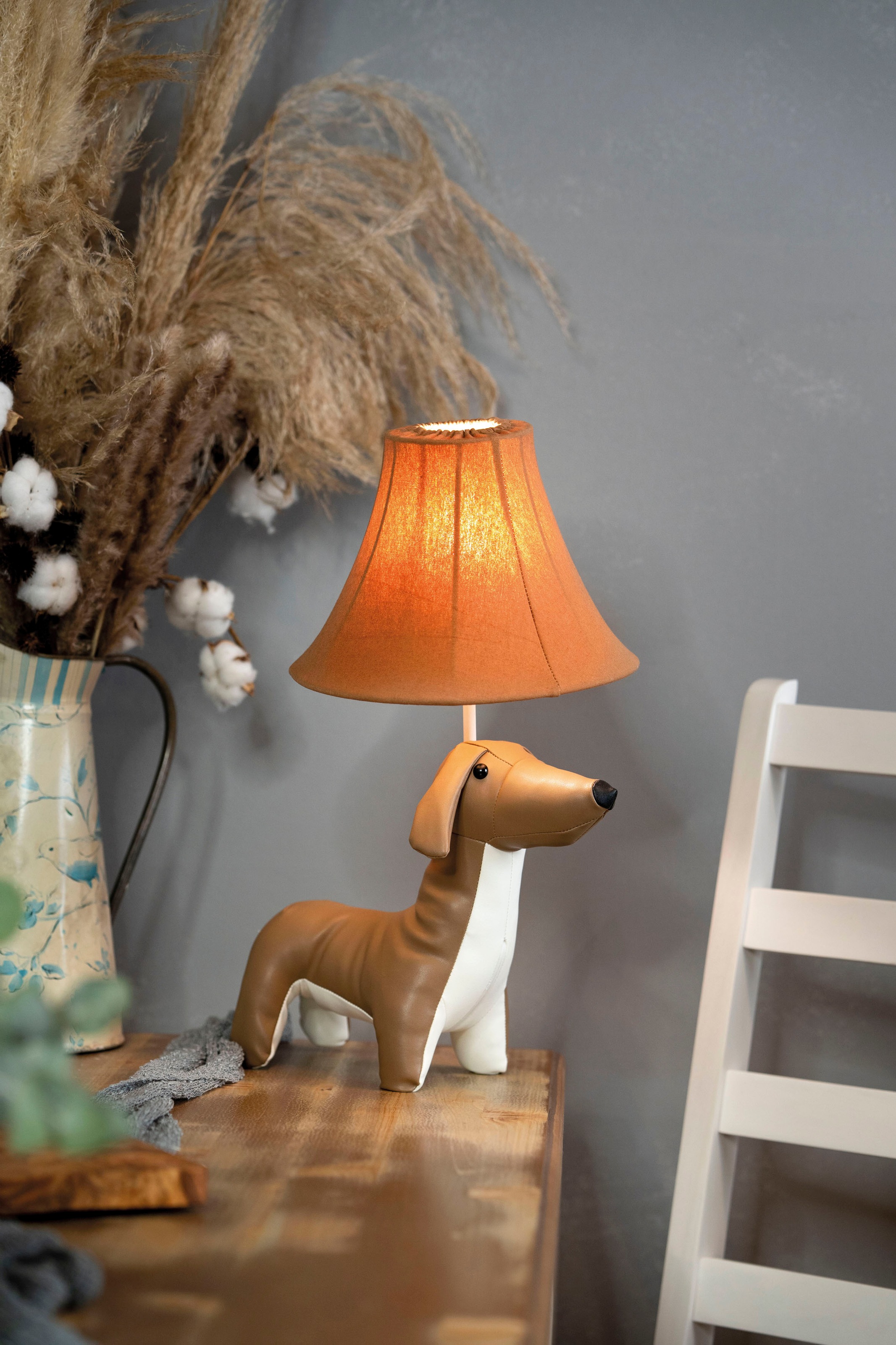 Happy Lamps for smiling eyes LED Tischleuchte »Waldi der Dackel« GU 5,3 1 S günstig online kaufen