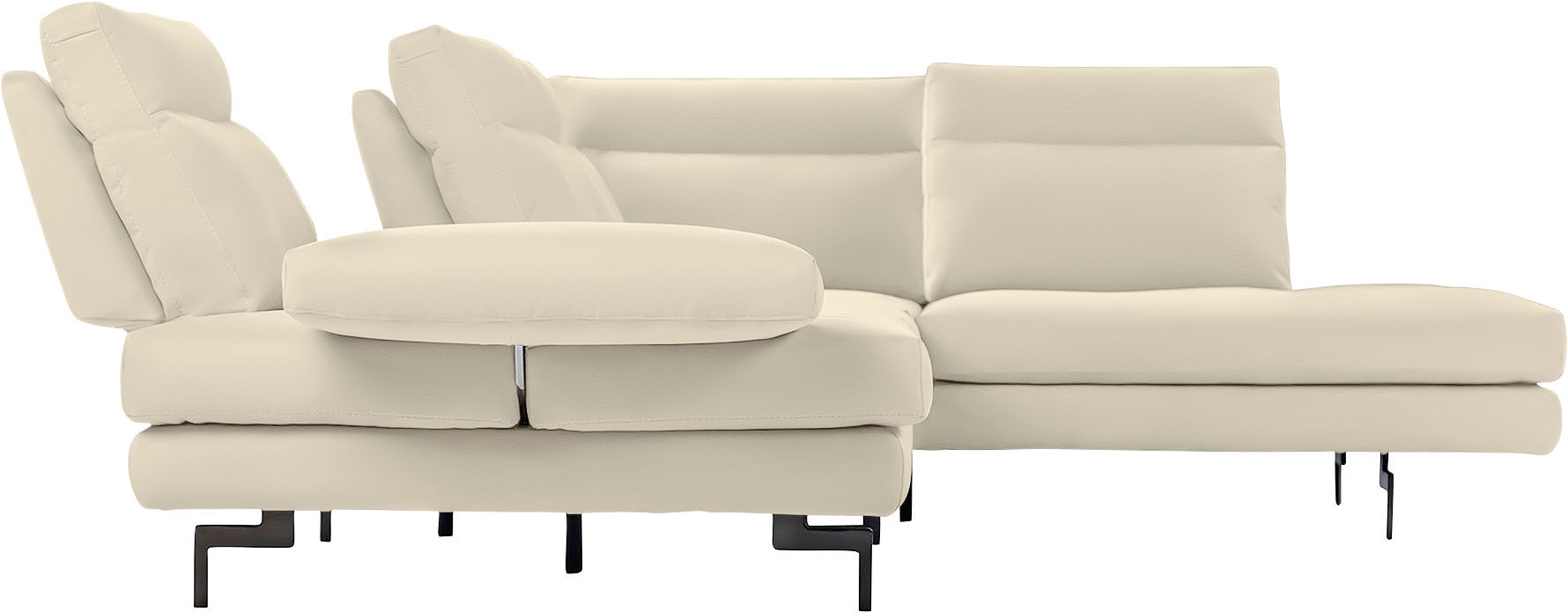 CALIA ITALIA Ecksofa »Toby Wing, L-Form, Designsofa mit sensationellem Sitz günstig online kaufen