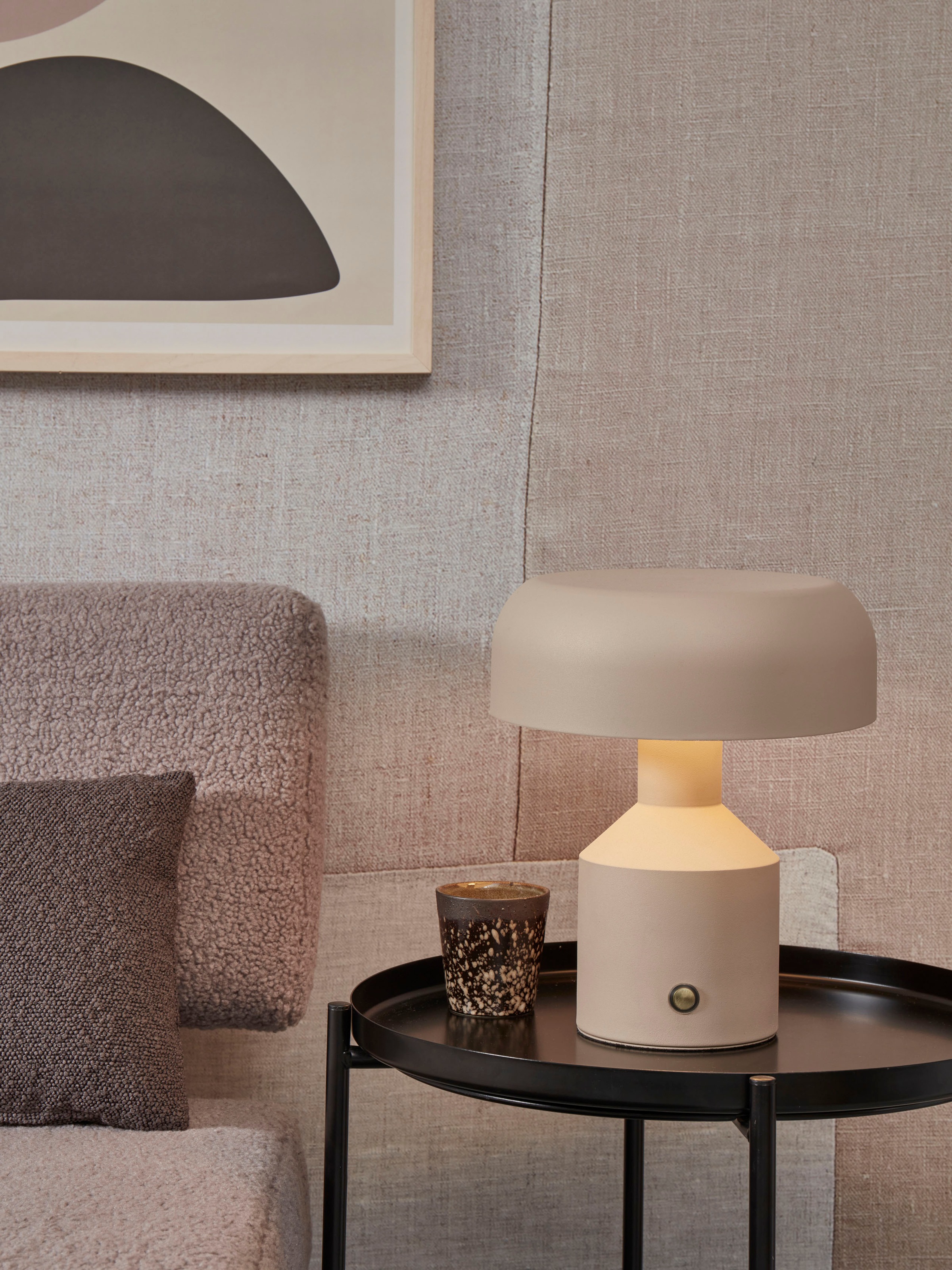 it's About RoMi Tischleuchte »PORTO«, 1 flammig, Leuchtmittel E27 | LED wechselbar, Matt