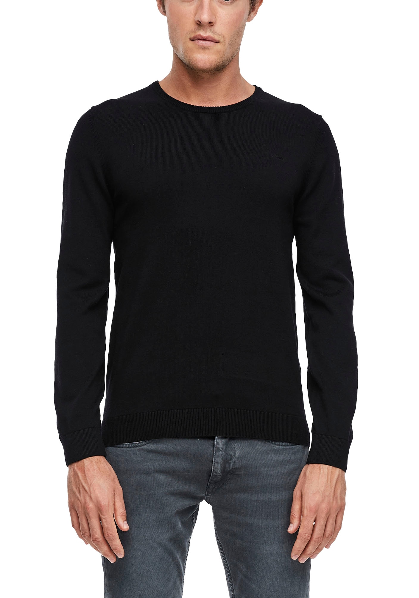 weichem bestellen s.Oliver Strickpullover, in Feinstrick