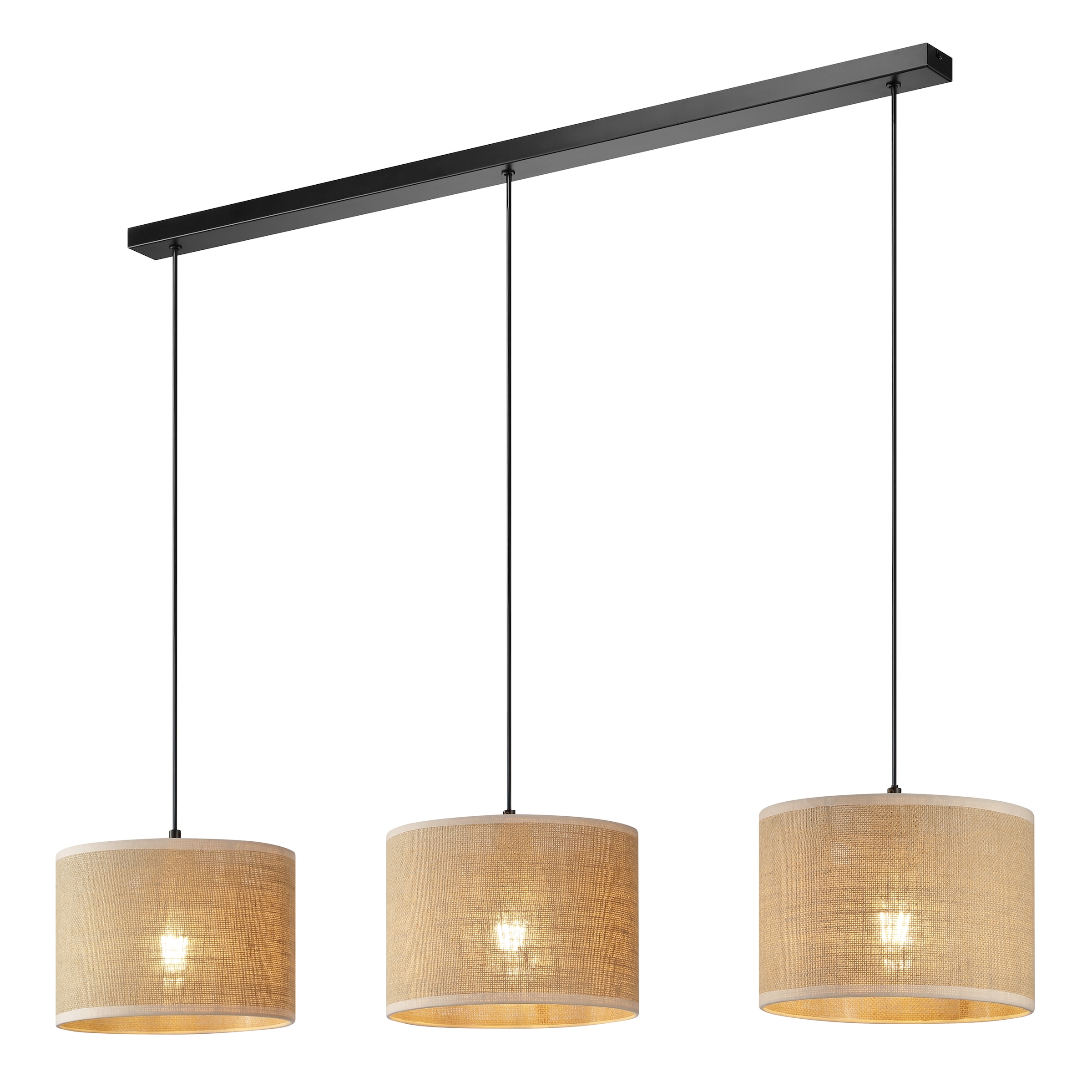 OTTO home Pendelleuchte »Mikka« E27 1 Stk. mit Leinenstoffschirm, Höhe 110 günstig online kaufen