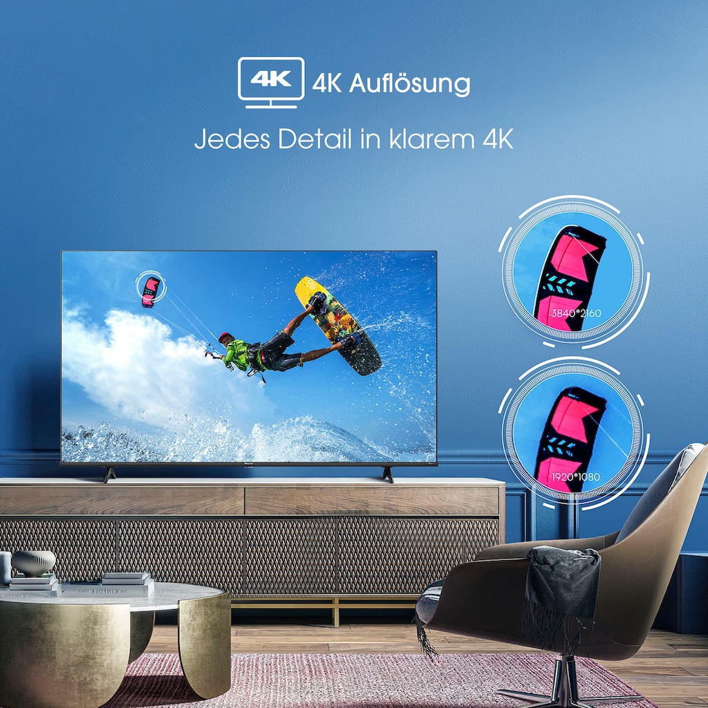 Hisense QLED-Fernseher »55E77HQ«, 139 cm/55 Zoll, 4K Ultra HD, Smart-TV