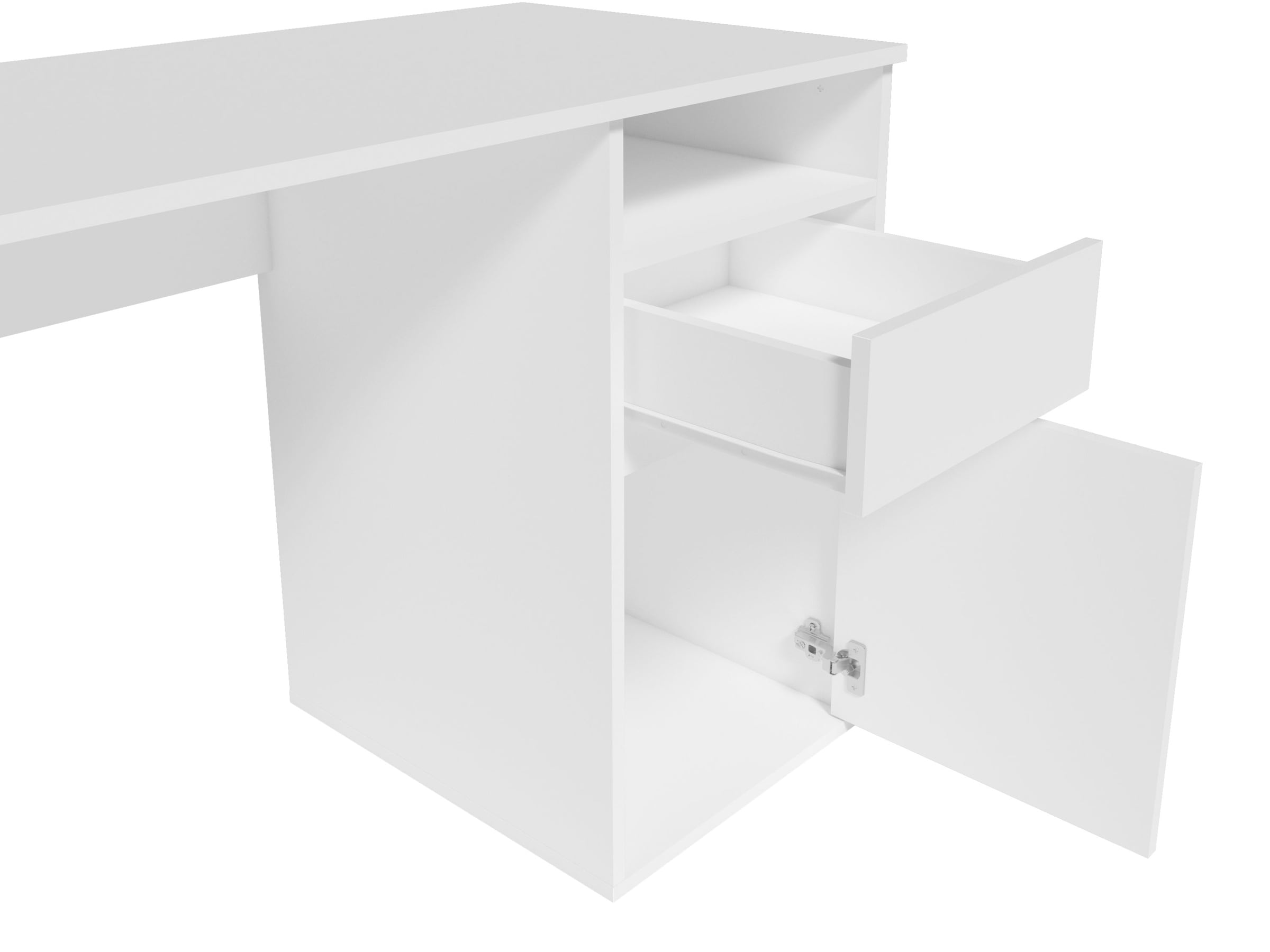 INOSIGN Schreibtisch »Tinsley«, mit Schublade, und Tür, Breite 120 x53 cm