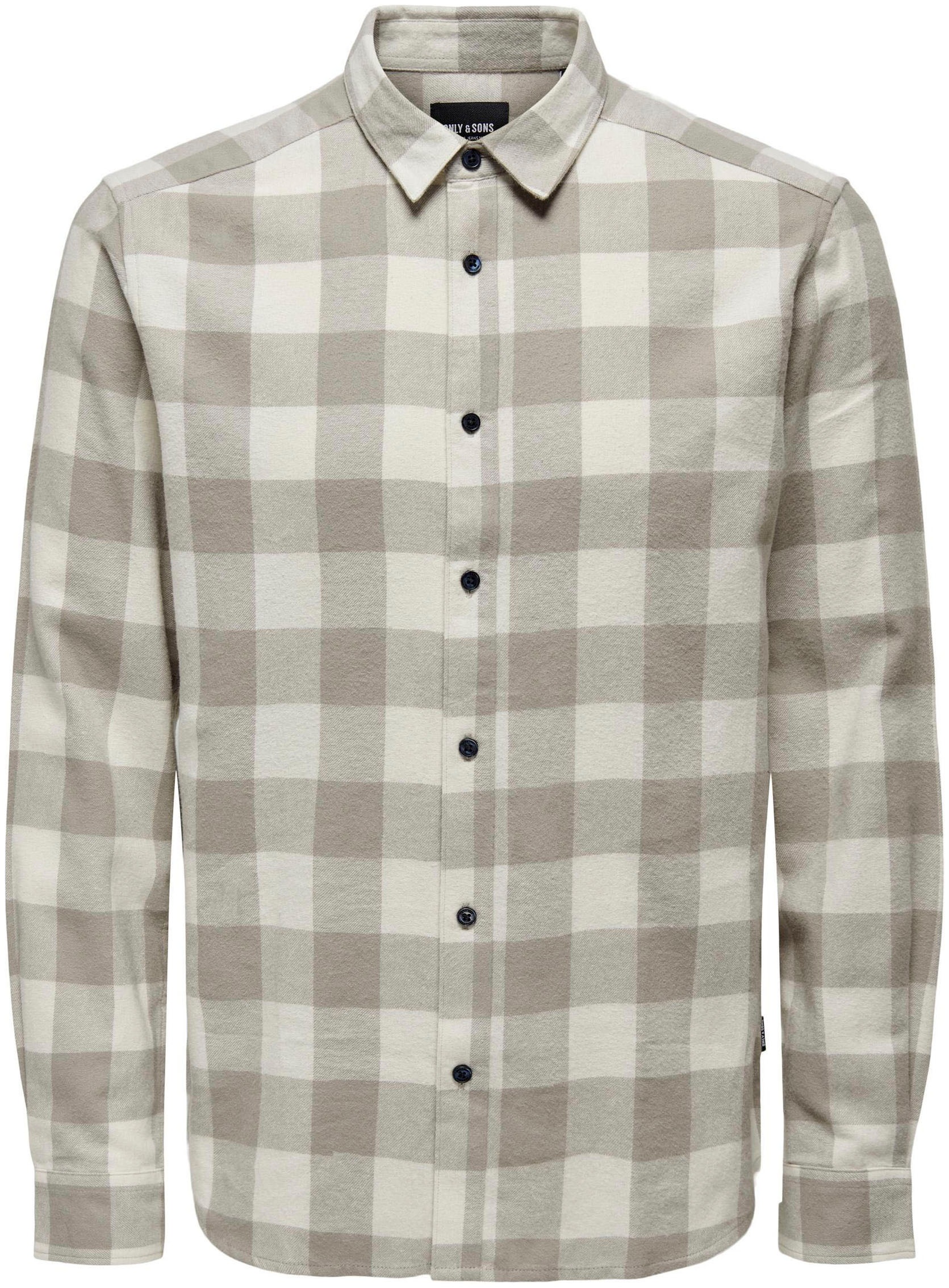 ONLY & SONS Karohemd »GUDMUND LS CHECKED SHIRT« Baumwolle, slim fit