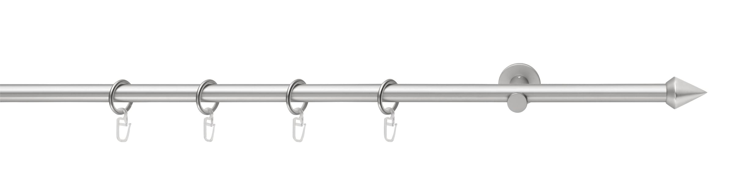 Good Life Gardinenstange »PUNTA« Ø 16 mm 1 läufig-läufig Fixmaß mit Ringen günstig online kaufen