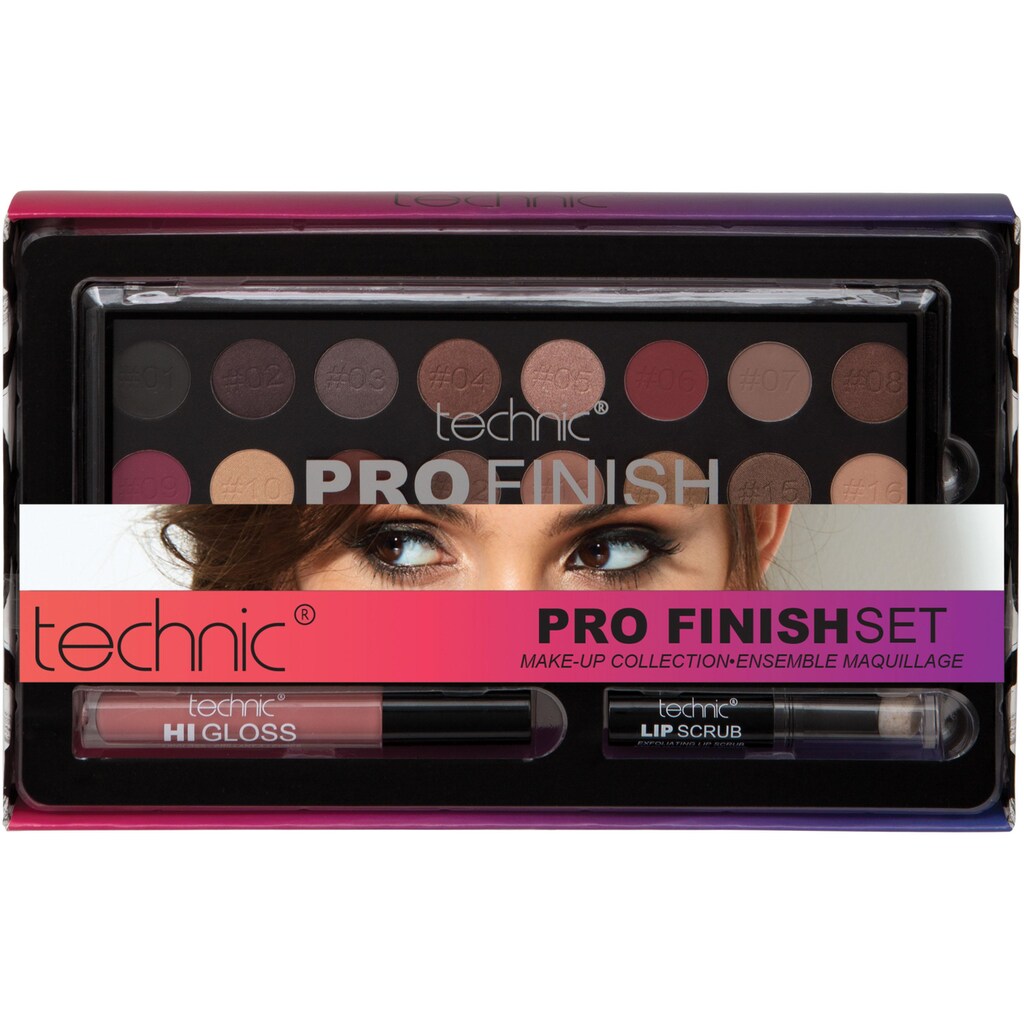 technic Augen-Make-Up-Set »Pro Finish Set«, (3 tlg.)