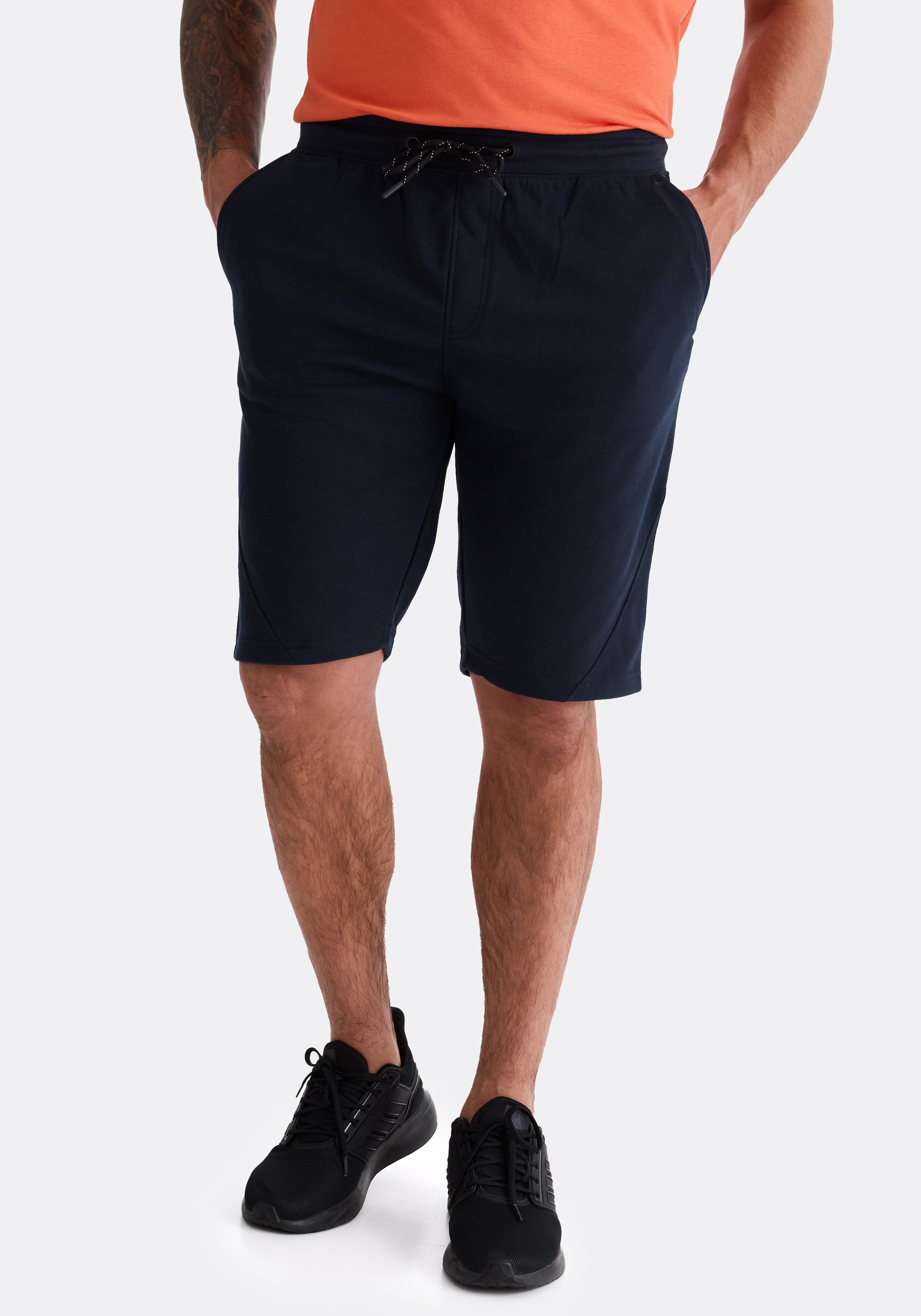 HERO by John Medoox Sporthose »Trend Joggingshorts«  Sporthose Bequemer Oberschenkel Casual Baumwollmischung für Herren