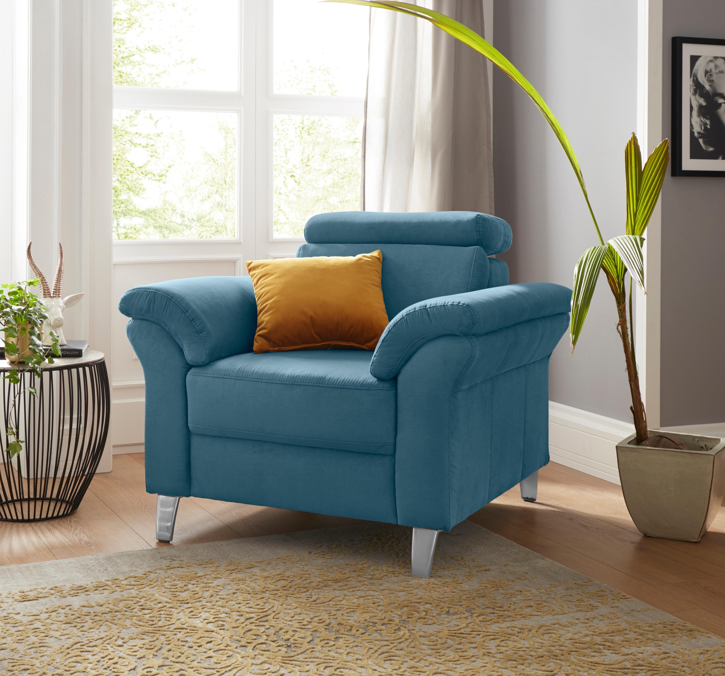 sit&more Sessel »Arngast«, inklusive Federkern und Kopfteilverstellung günstig online kaufen