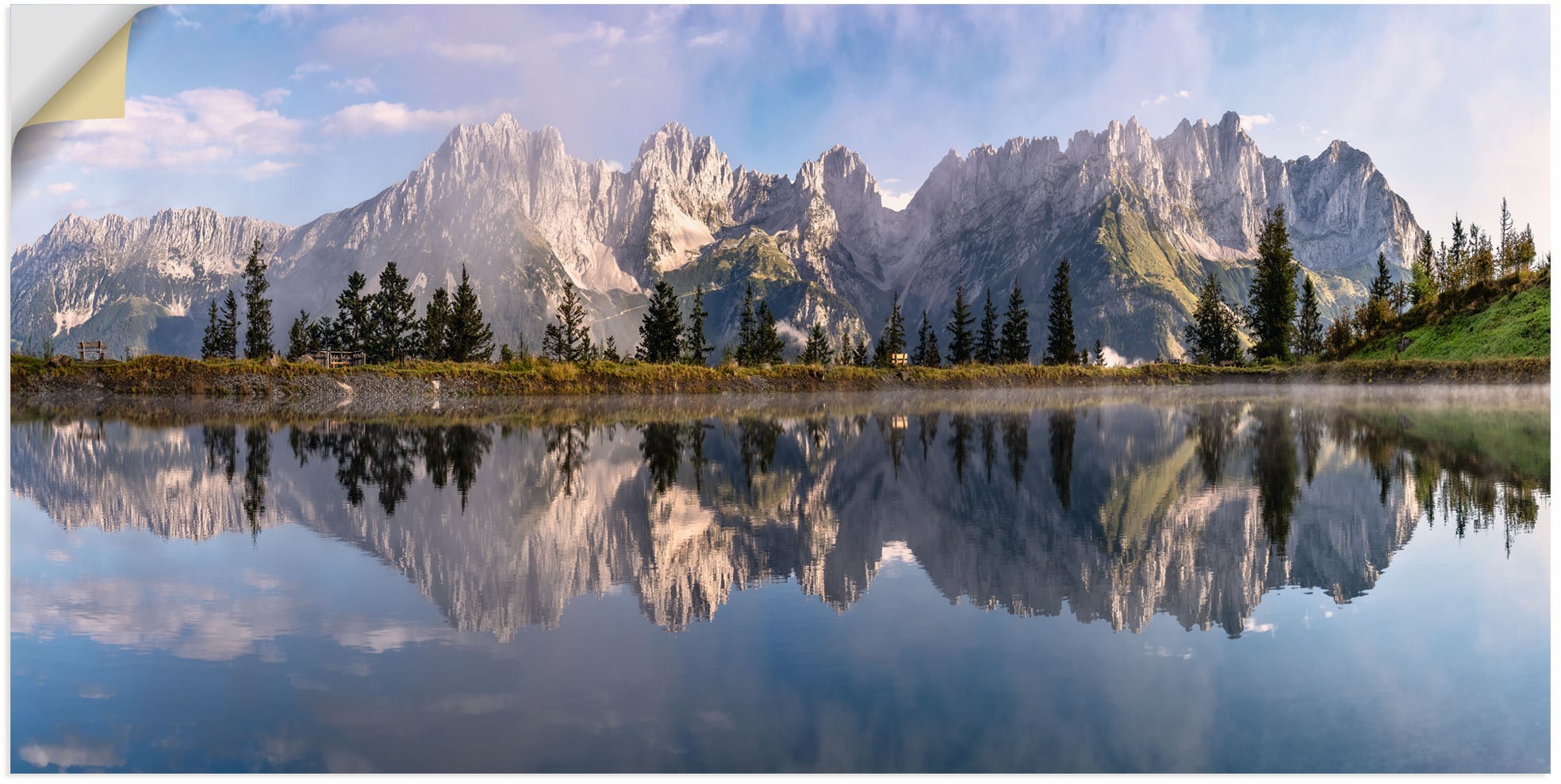 Artland Wandbild »Wilder Kaiser in Tirol«, Bilder von Europa, (1 St.), als günstig online kaufen