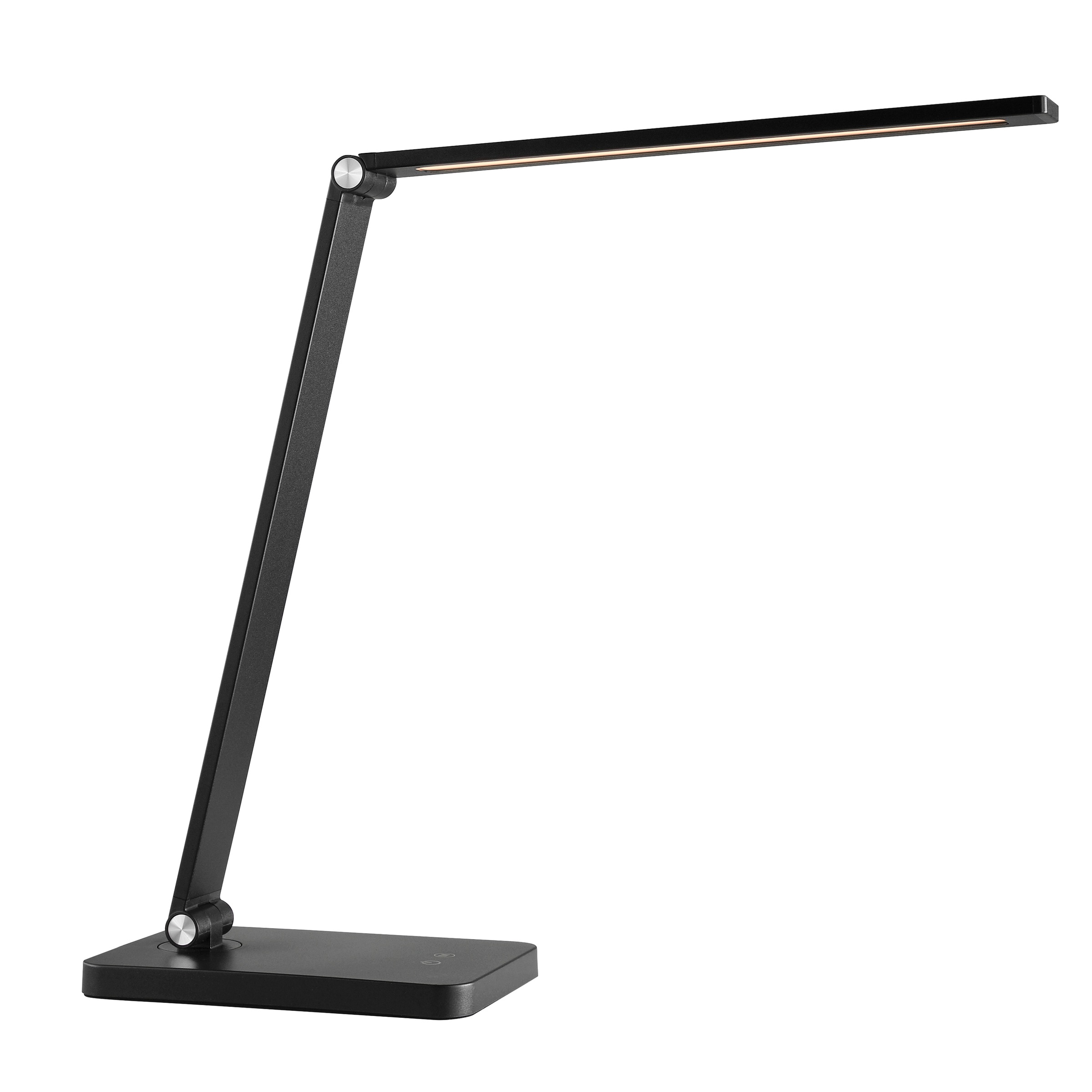 Brilliant LED Tischleuchte »Lomina« LED-Modul 1 Stk. warmweiß - kaltweiß 550 Lumen, 3000-6500K, dimmbar, USB, 38x11 cm