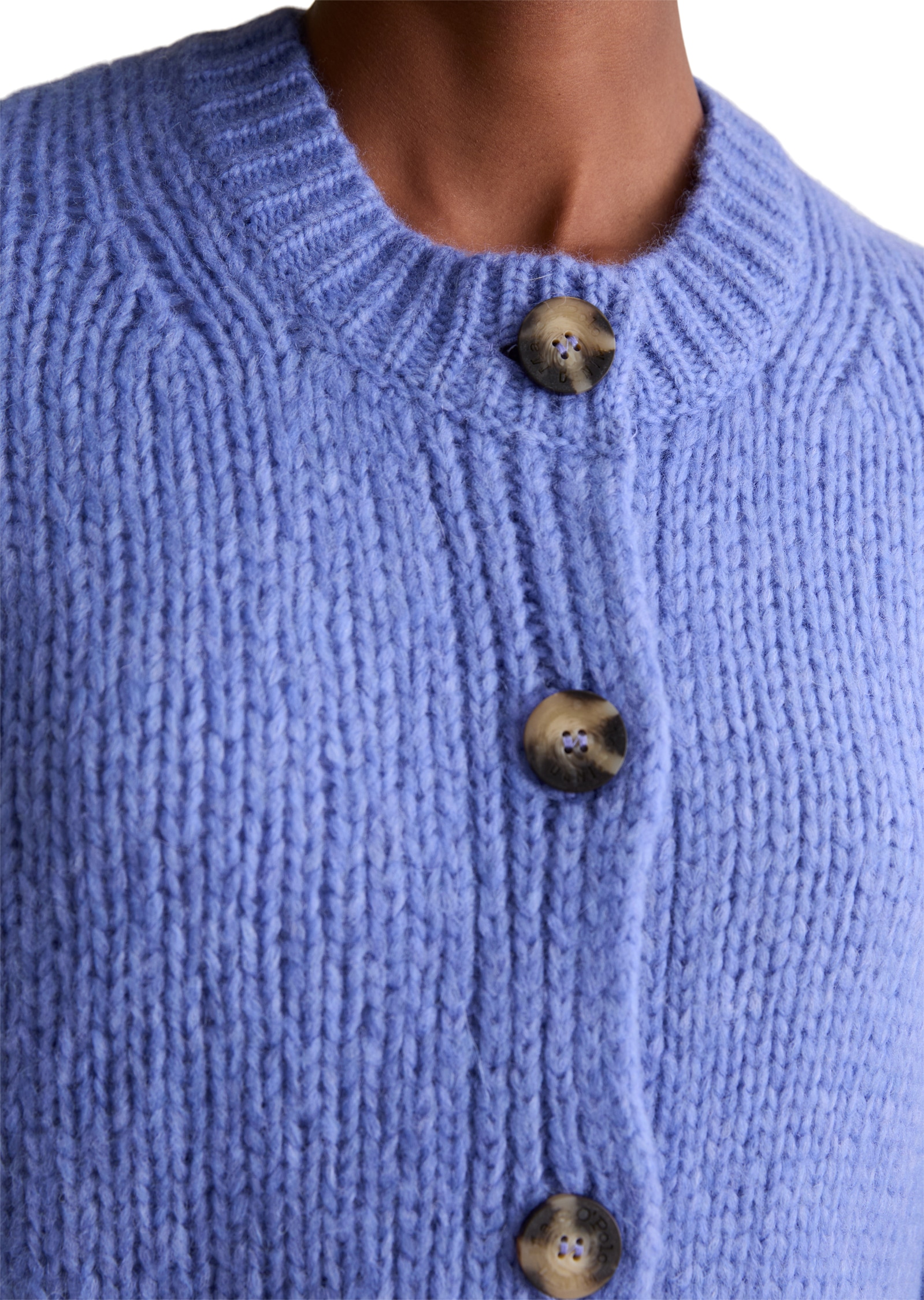 Marc O'Polo DENIM Cardigan »relaxed«, aus kuschligem Schurwolle-Alpakawolle-Mix