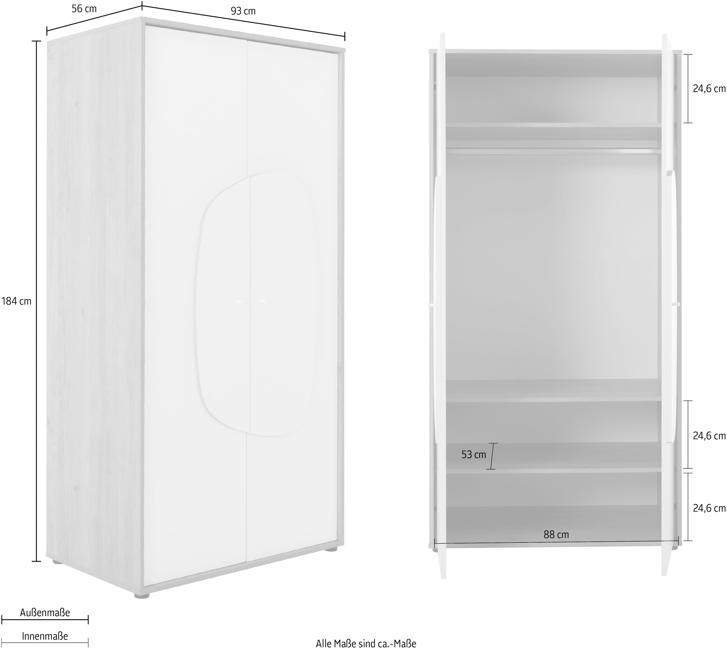 Galipette Babyzimmer-Komplettset »BASILE SET N°2 6tlg« 6 tlg. tlg.