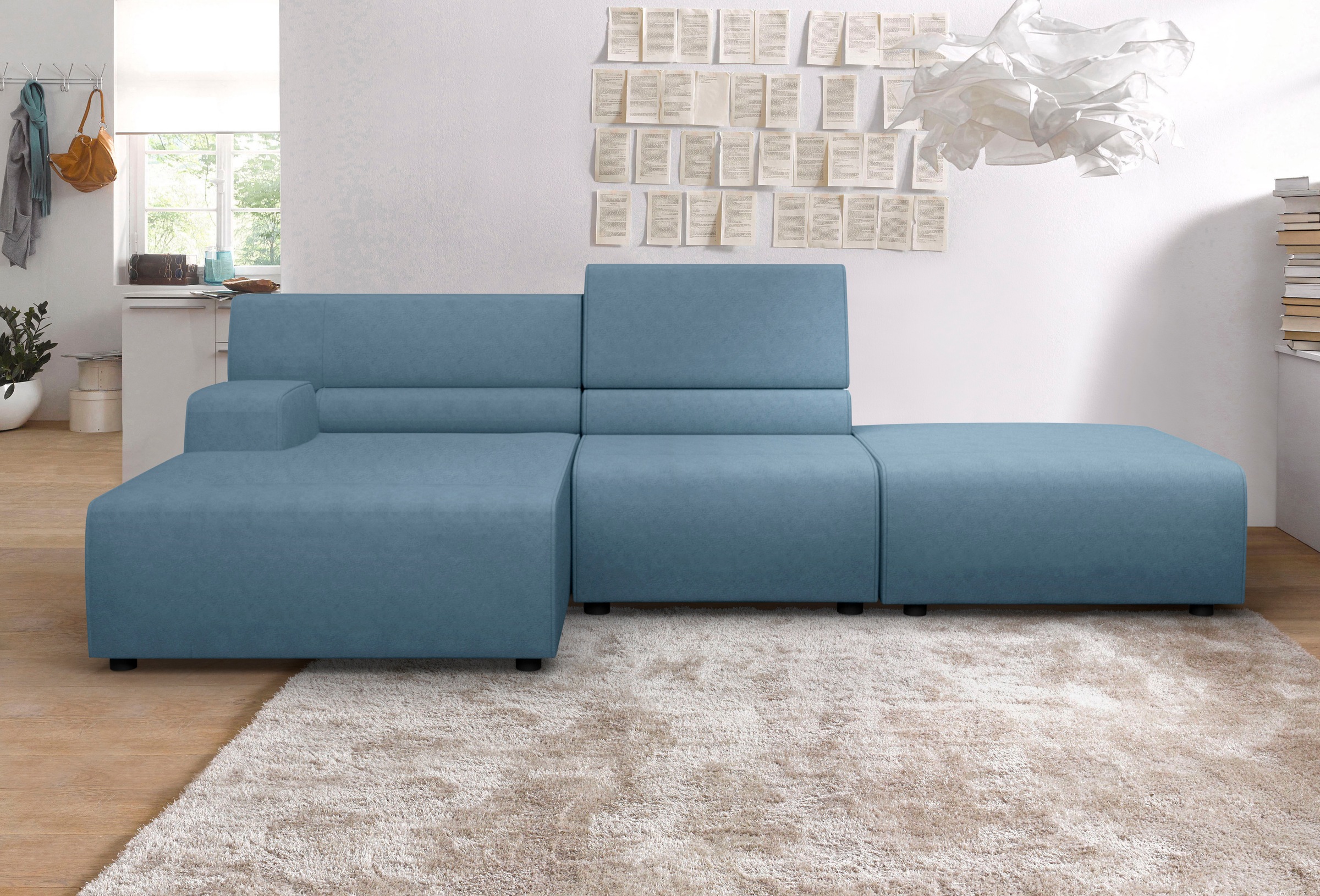Egoitaliano Ecksofa »Babouche, Designsofa mit außergewöhnlichem Sitzkomfort günstig online kaufen
