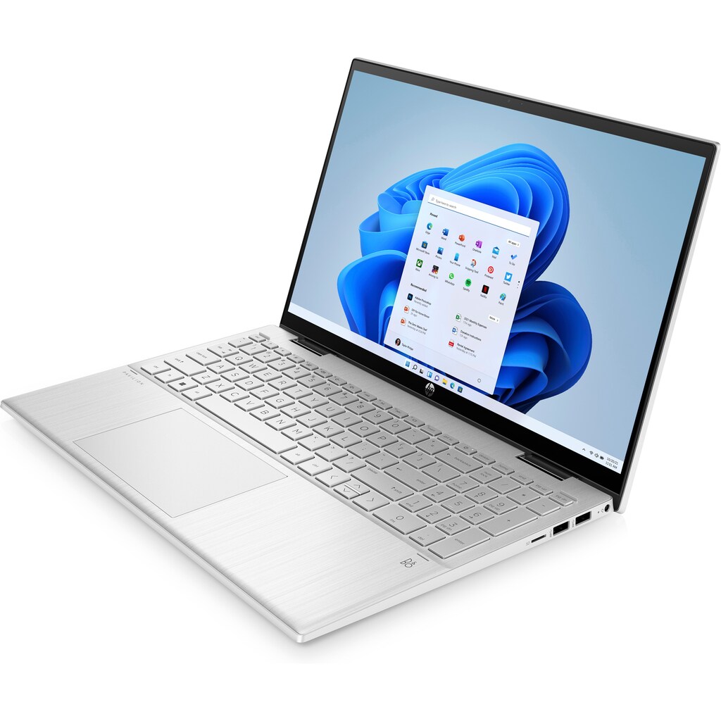 HP Notebook »Pavilion x360 Convertible 15-er1033ng«, 39,6 cm, / 15,6 Zoll, Intel, Core i3, 256 GB SSD