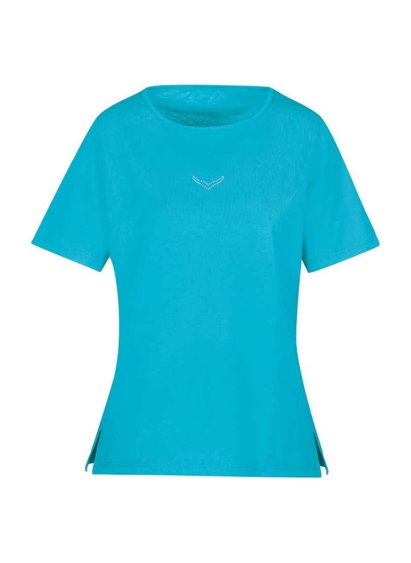 Trigema T-Shirt »TRIGEMA T-Shirt DELUXE Baumwolle mit Kristallsteinen«  online bestellen