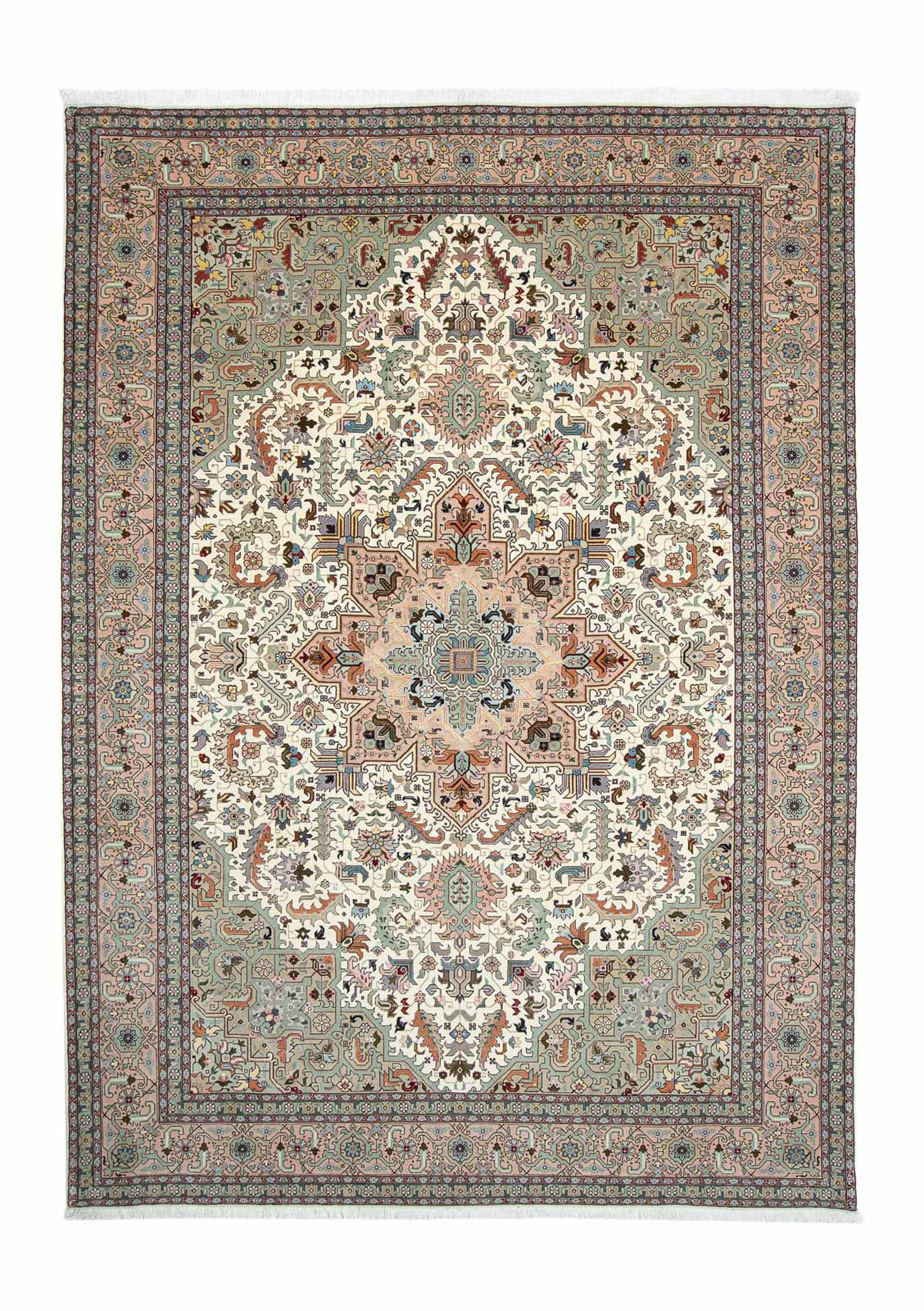 morgenland Orientteppich »Perser - Täbriz - Royal - 300 x 205 cm - beige«, günstig online kaufen