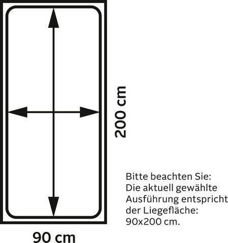 Westfalia Schlafkomfort Boxspringbett, mit LED-Beleuchtung