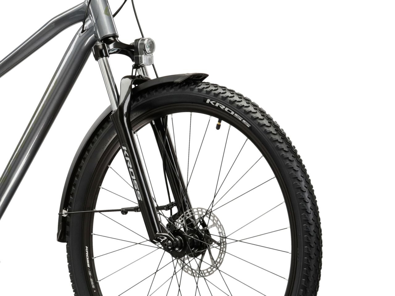 Kross Mountainbike »KROSS Mountainbike Hardtail 27,5" Hexagon 2.0 Eq grau 21 Gänge« 21 Gang Shimano ALTUS M310 Schaltwerk Kettenschaltung