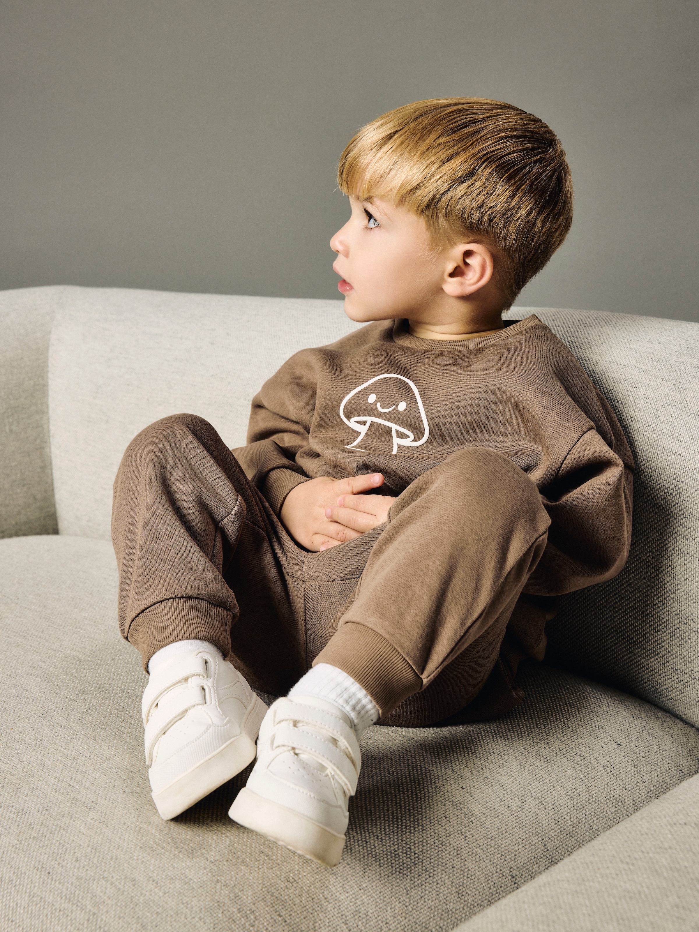Name It Sweathose »NMNRILEY RLX SWEAT PANT BRU NOOS«  Baumwollmischung, loose fit