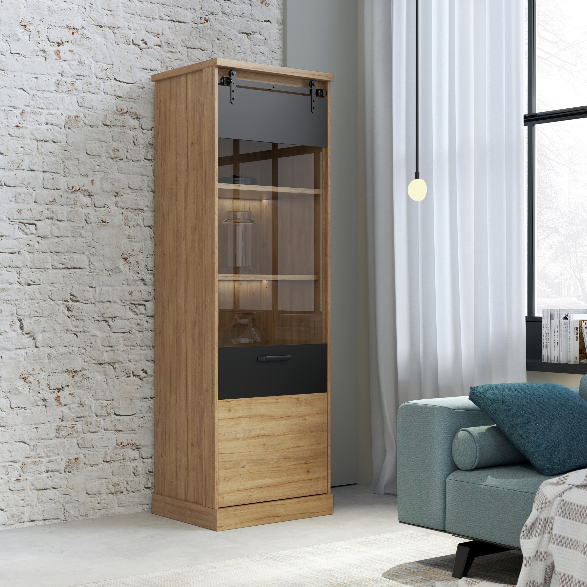 FORTE Vitrine »Kaszimiro« günstig online kaufen