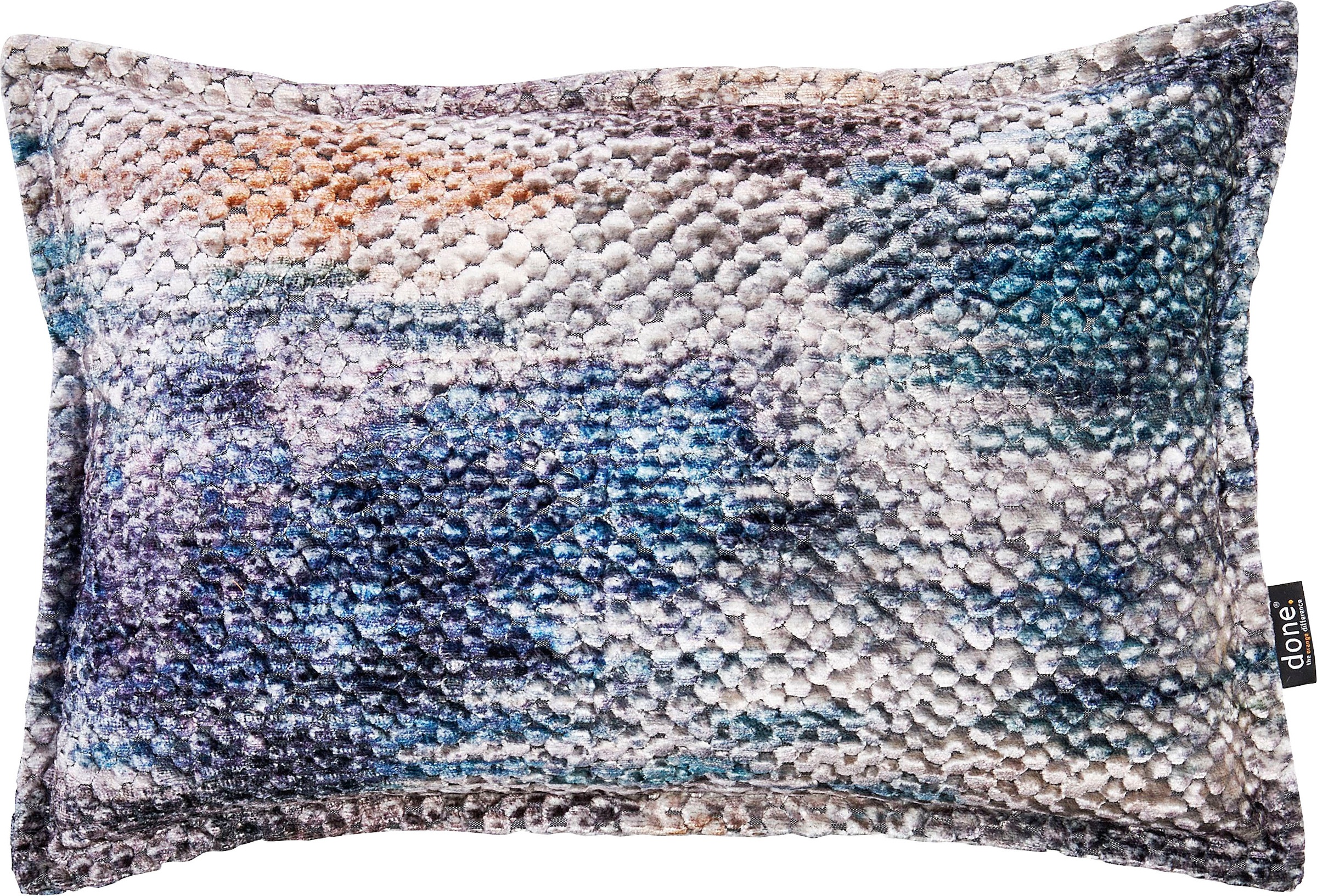 done.® Dekokissen »Glam Colour« Reißverschluss, Ohne Füllung, meliert