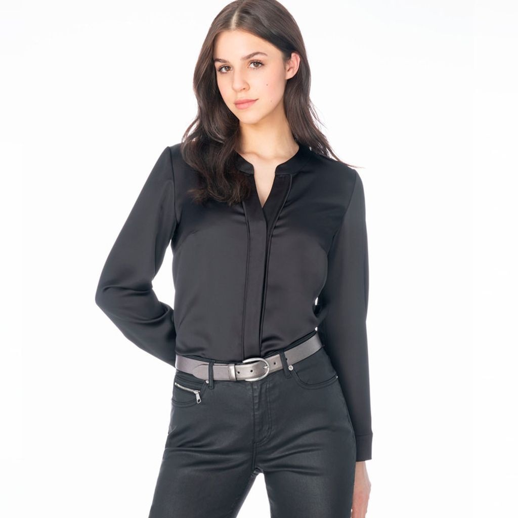 BERND GÖTZ Ledergürtel »Ledergürtel in seidigem Look mit Designschließe«