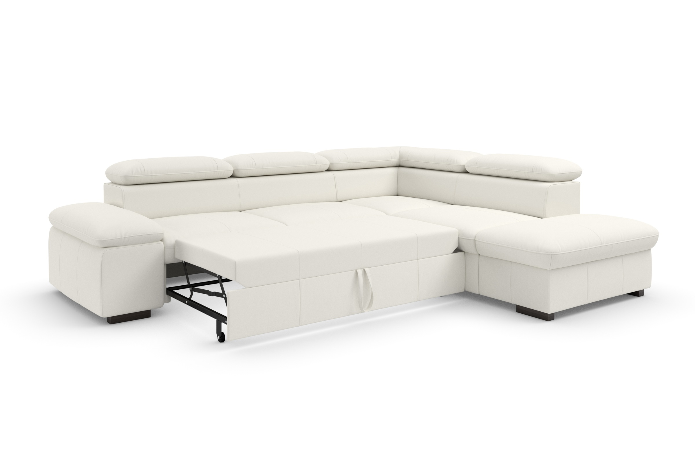 Home affaire Ecksofa »Alberto L-Form«, mit Kopfteilverstellung, wahlweise mit Bettfunktion