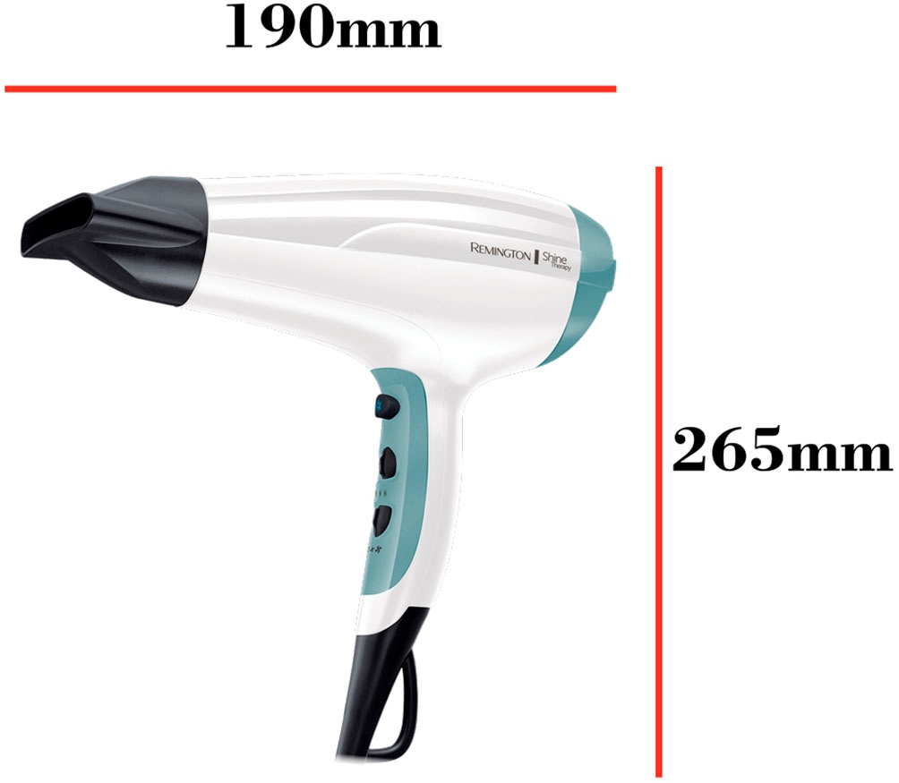 Remington Haartrockner »D 5216«, 2300 W, 2 Aufsätze, mit Ionenpflege leicht & leise+ Diffusor Arganöl & Vitamin E