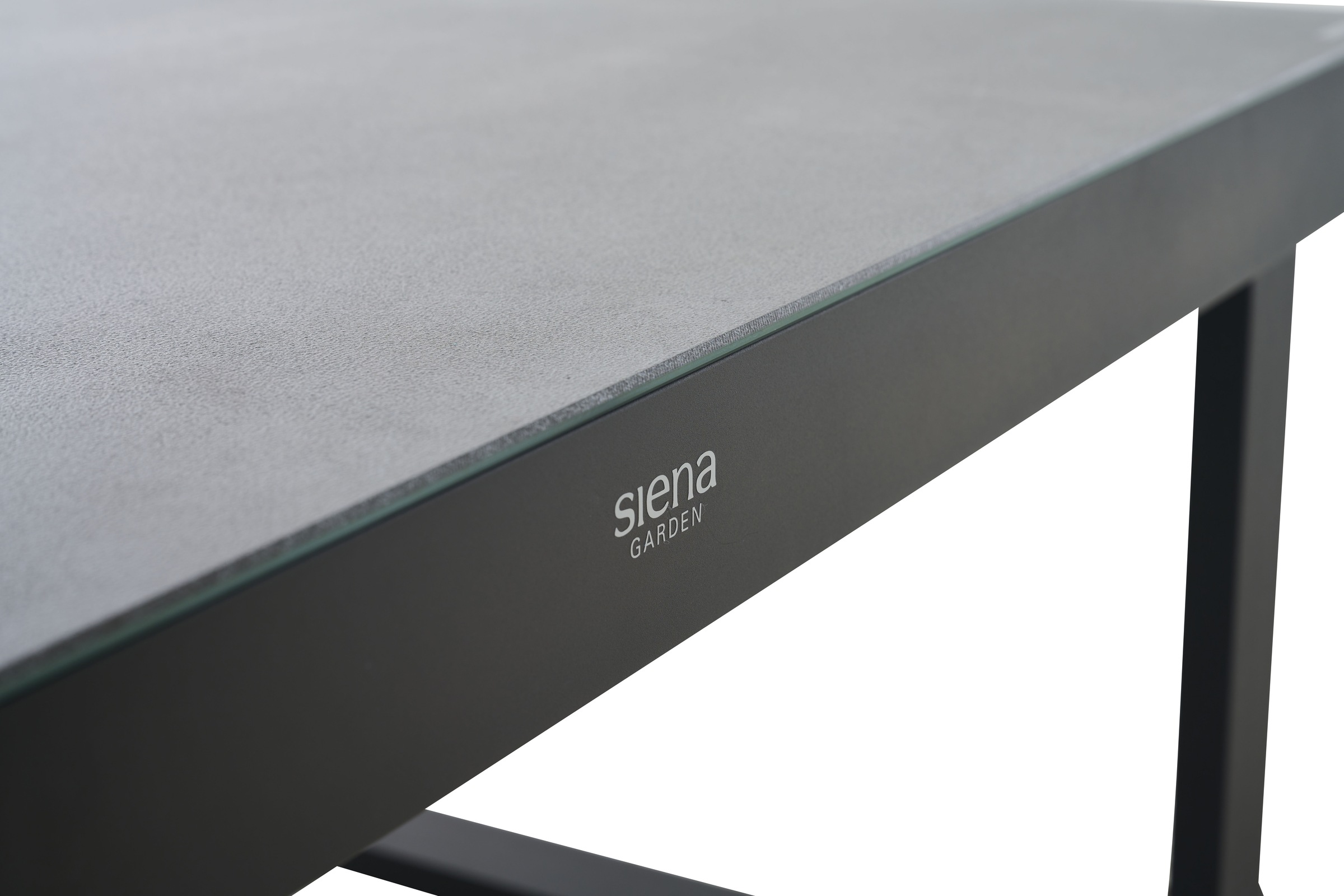 Siena Garden Loungeset »WESTON« Set, 3 tlg. aus Aluminium, inkl. Sitz- und Rückenkissen in mix anthrazit