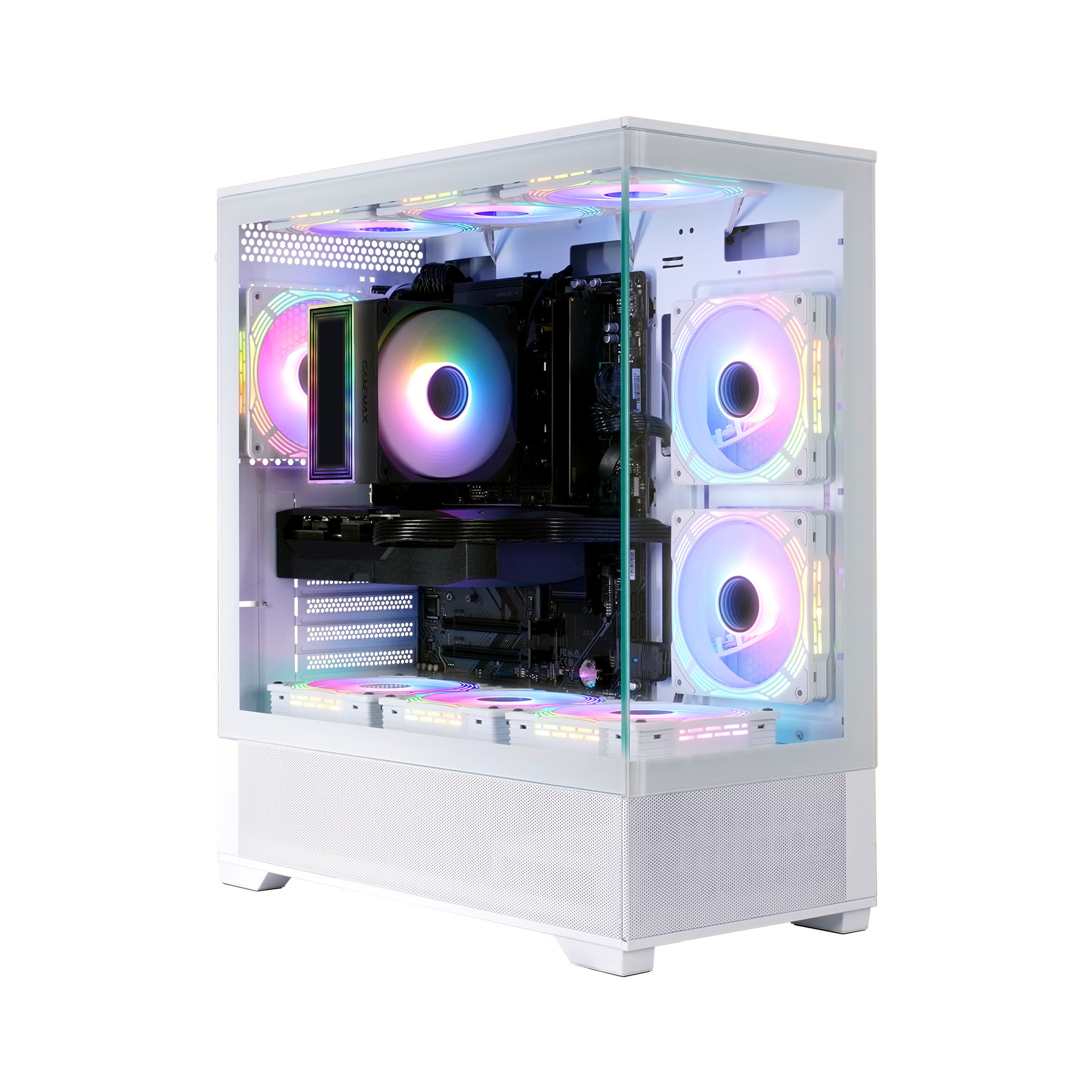 GAMEMAX Gaming-PC »Vista AW 8034 AMD Ryzen 5 9600X 16GB DDR5 1TB SSD RX 9070 XT« Windows 11, DDR5 RAM