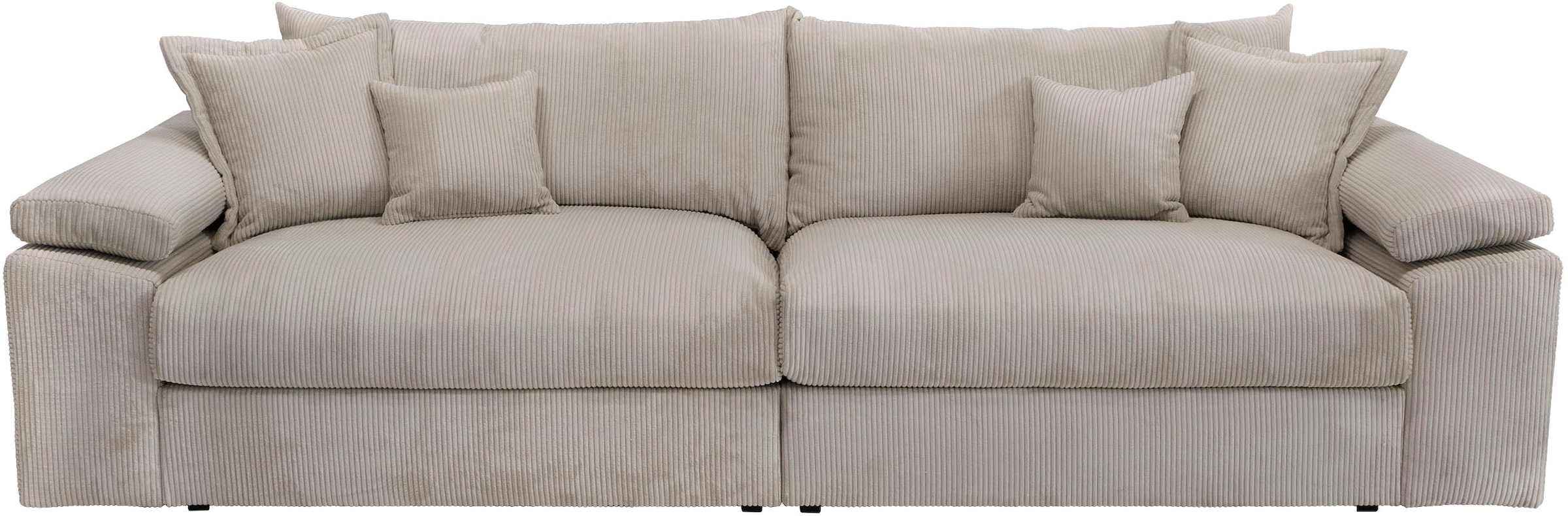 Home affaire Big-Sofa »Soft&Cosy XXL - Breite 303 cm«, Mega-Sofa, Cord oder günstig online kaufen
