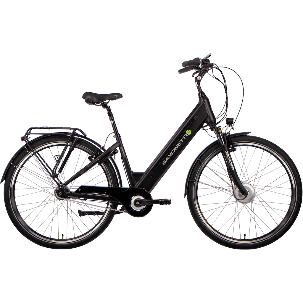 SAXONETTE E-Bike »COMFORT PLUS 4.1«, 7 Gang, Frontmotor 250 W, (mit Akku-Ladegerät)